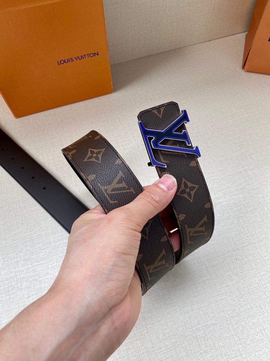 Louis Vuitton Male Leather Belt M-l