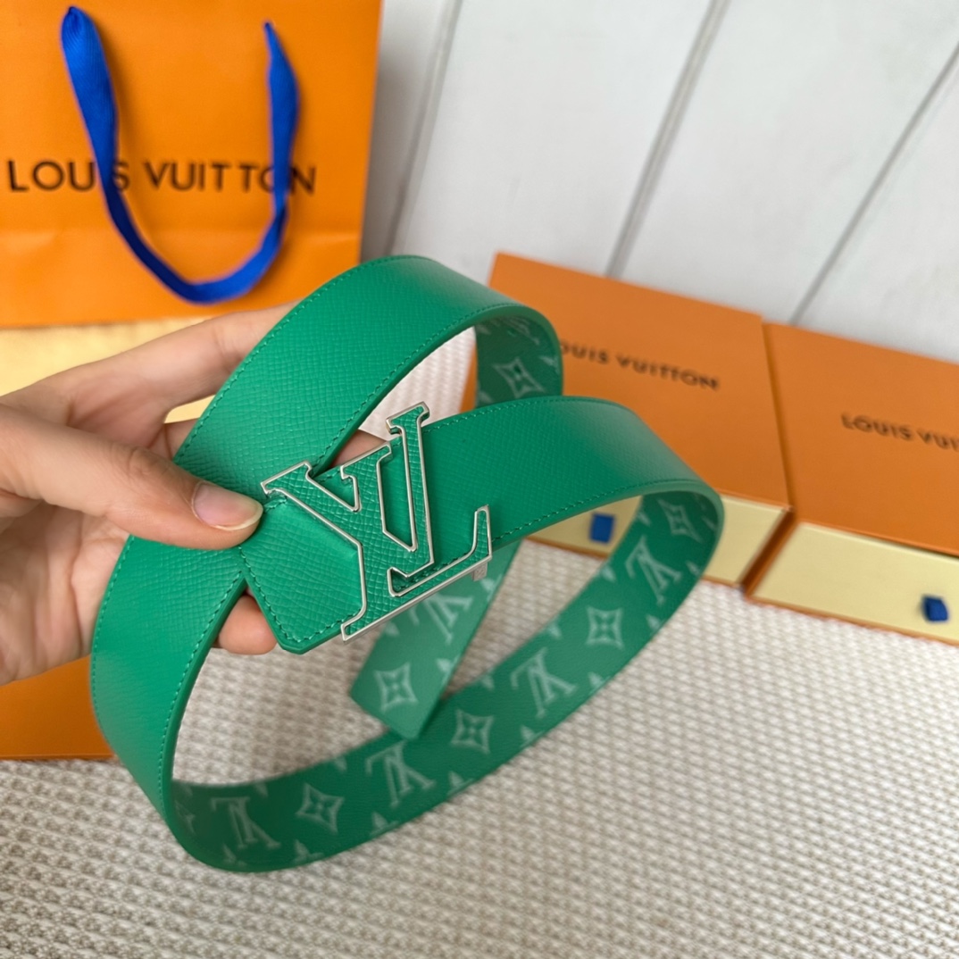 Louis Vuitton Male Basic Belt Cow Leather L