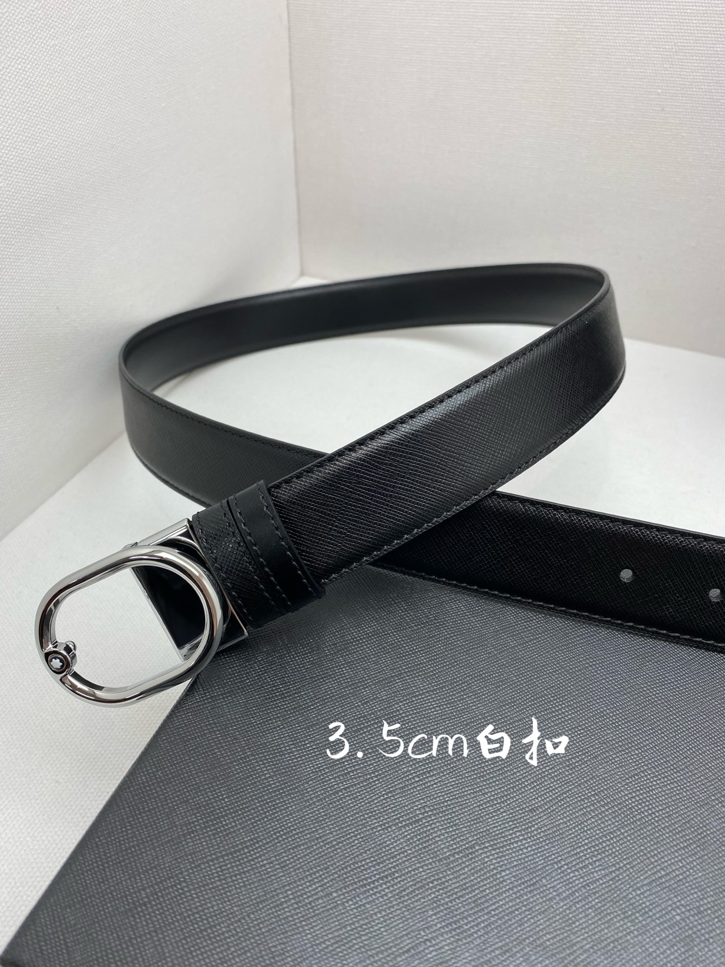Montblanc Leather Belt Top Grain Leather M-l