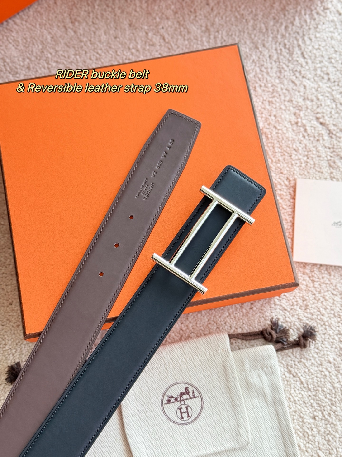 Male Basic Belt Cow Leather 38mm