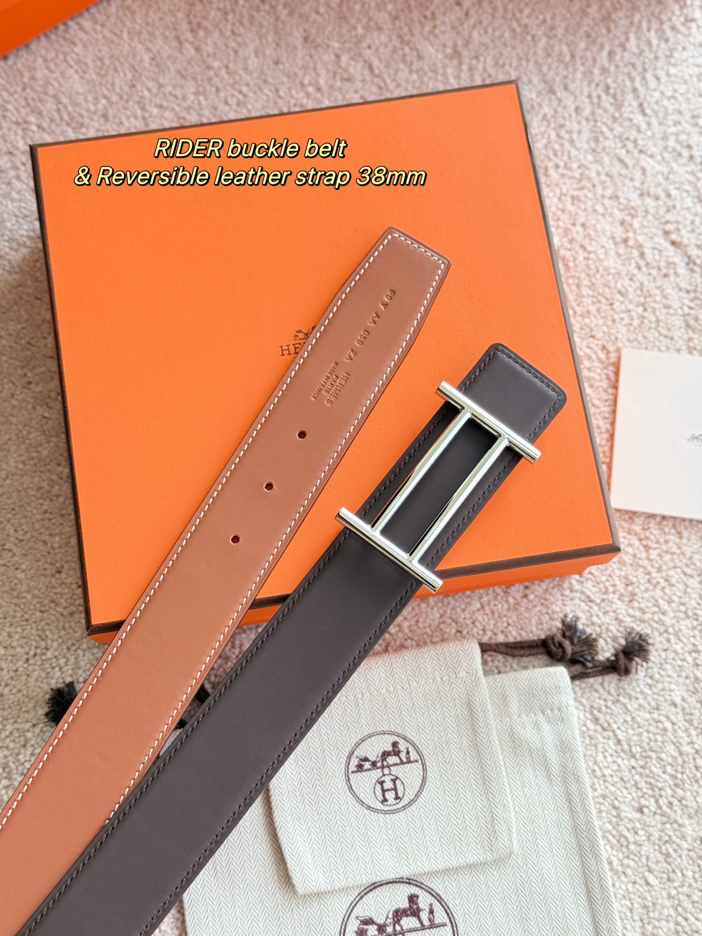 Male Basic Belt Cow Leather 38mm