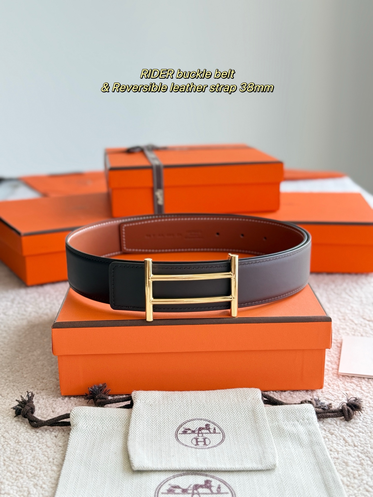 Male Basic Belt Cow Leather 38mm