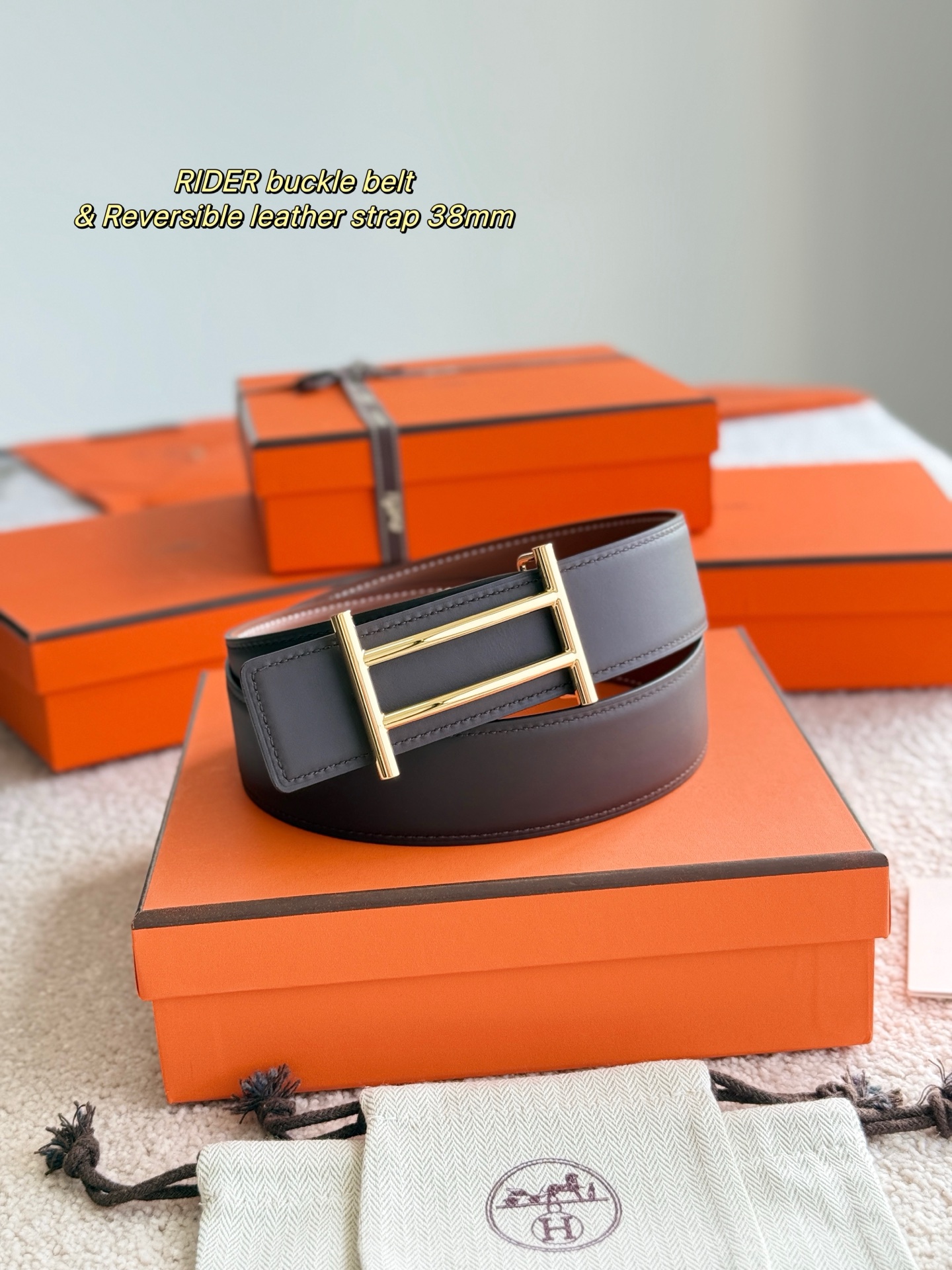 Male Basic Belt Cow Leather 38mm