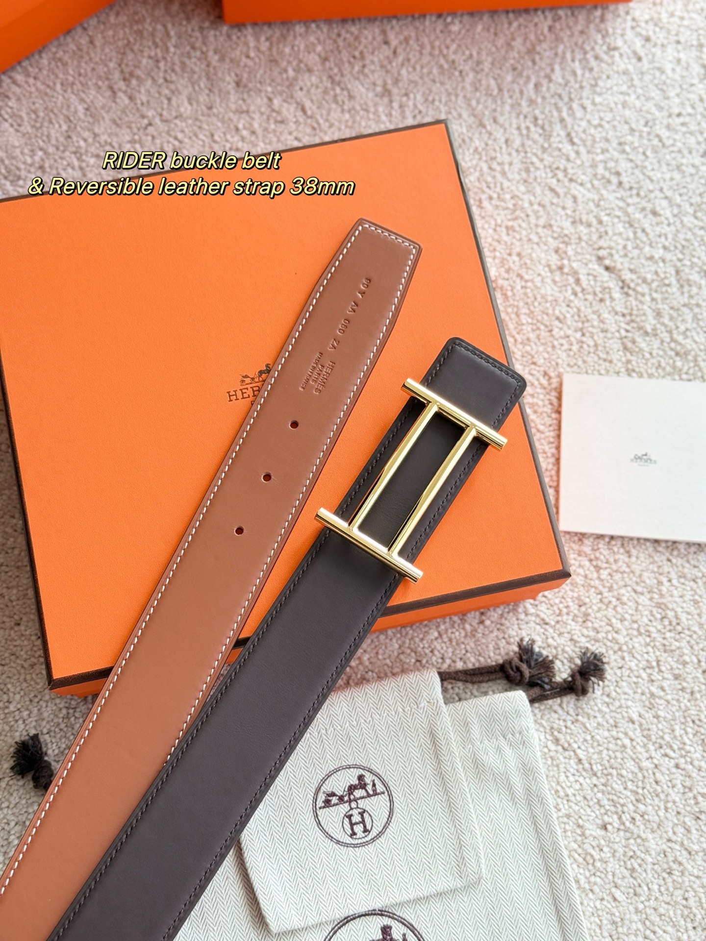 Male Basic Belt Cow Leather 38mm
