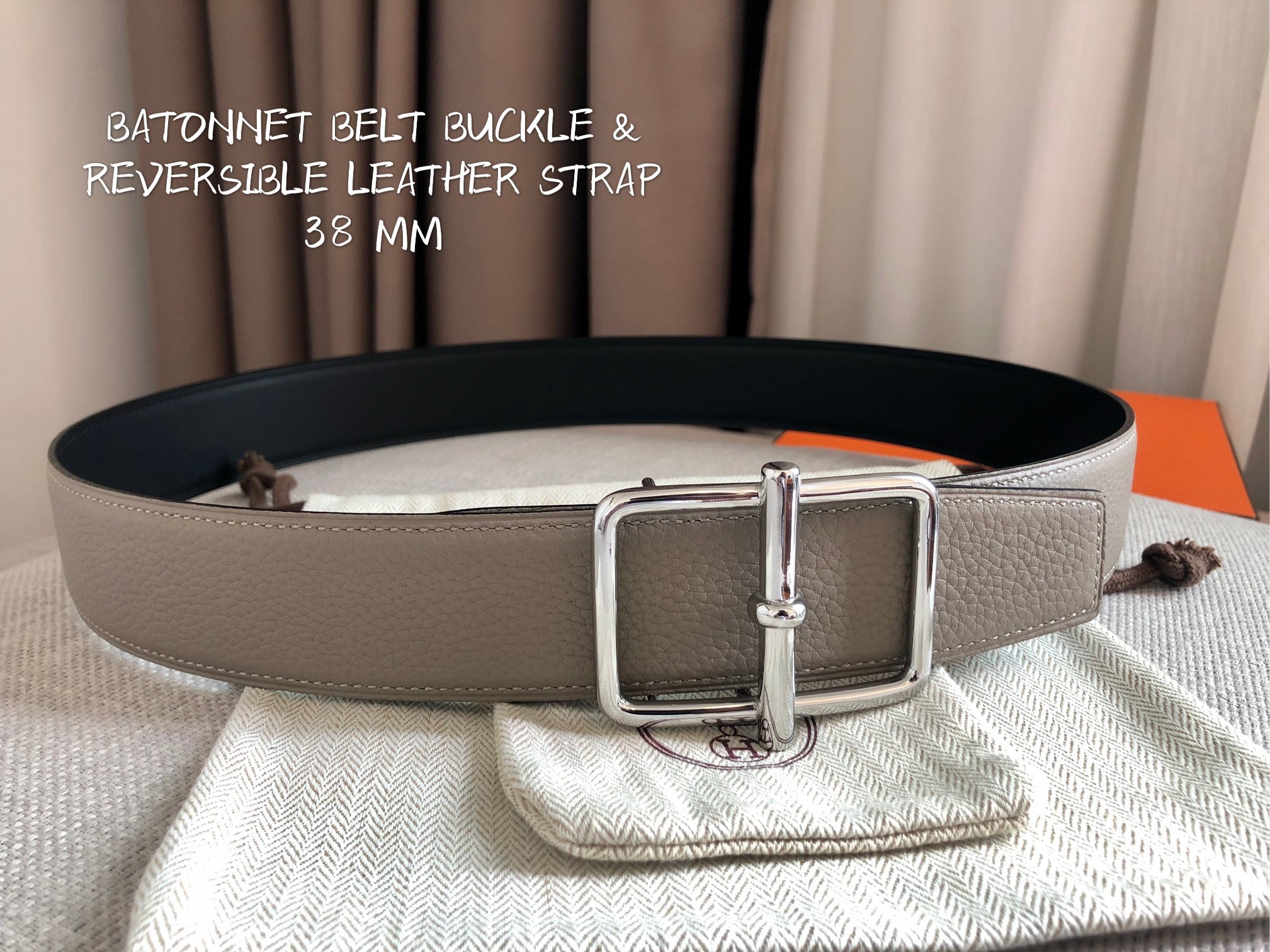 Hermès Basic Belt 38mm-s-m-l