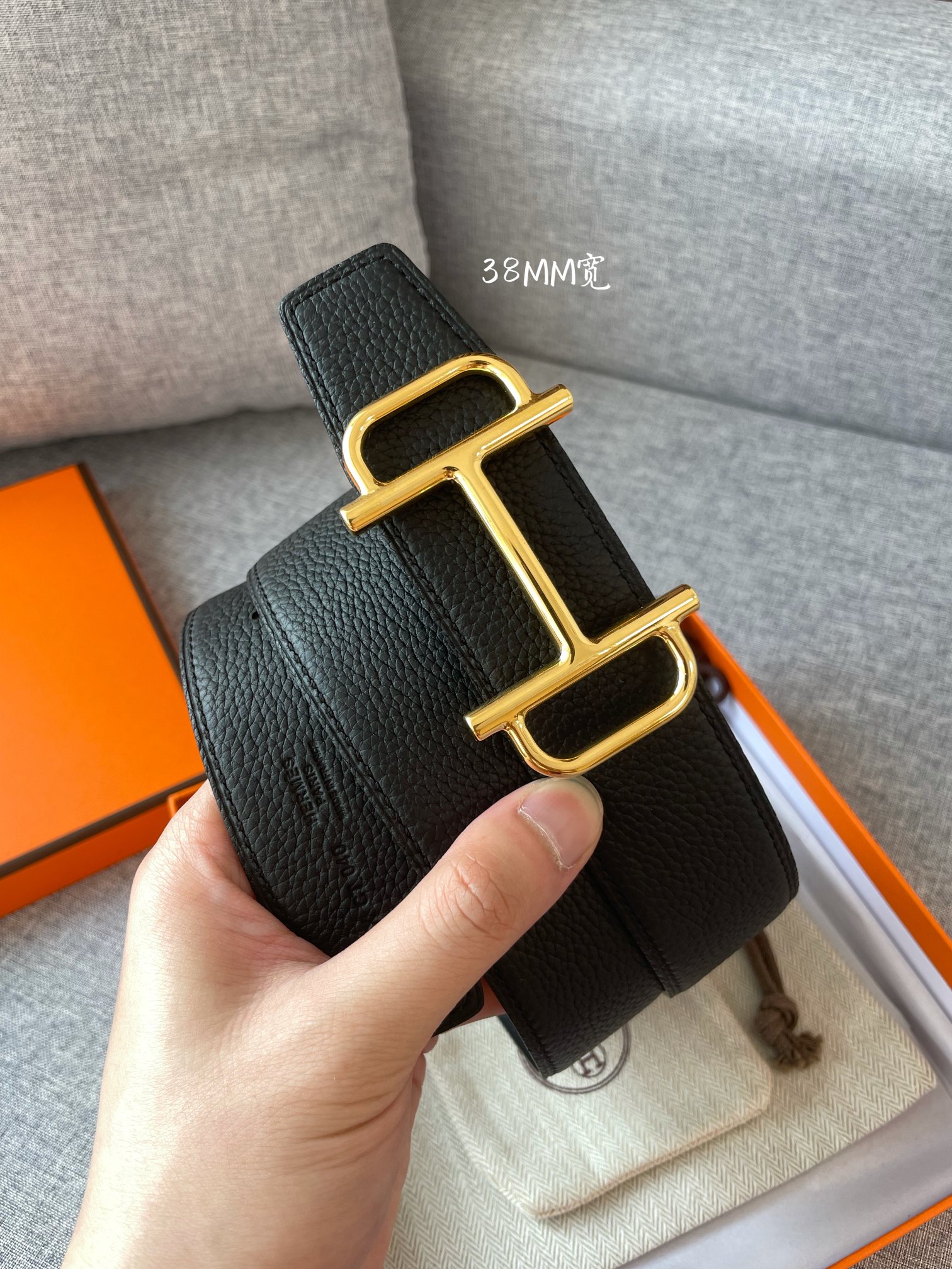 Hermès Basic Belt 38mm-s-m-l