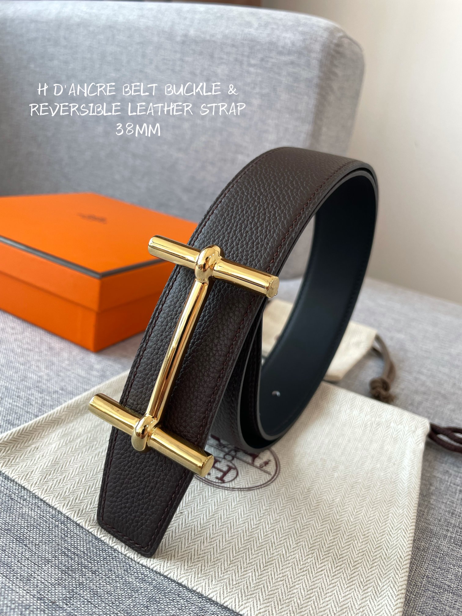 Hermès Basic Belt 38mm-s-m-l