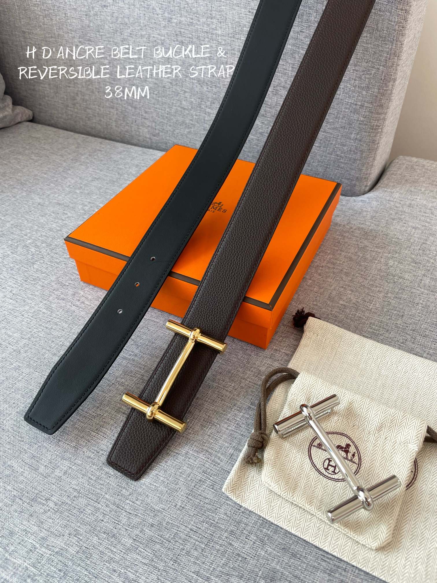 Hermès Basic Belt 38mm-s-m-l
