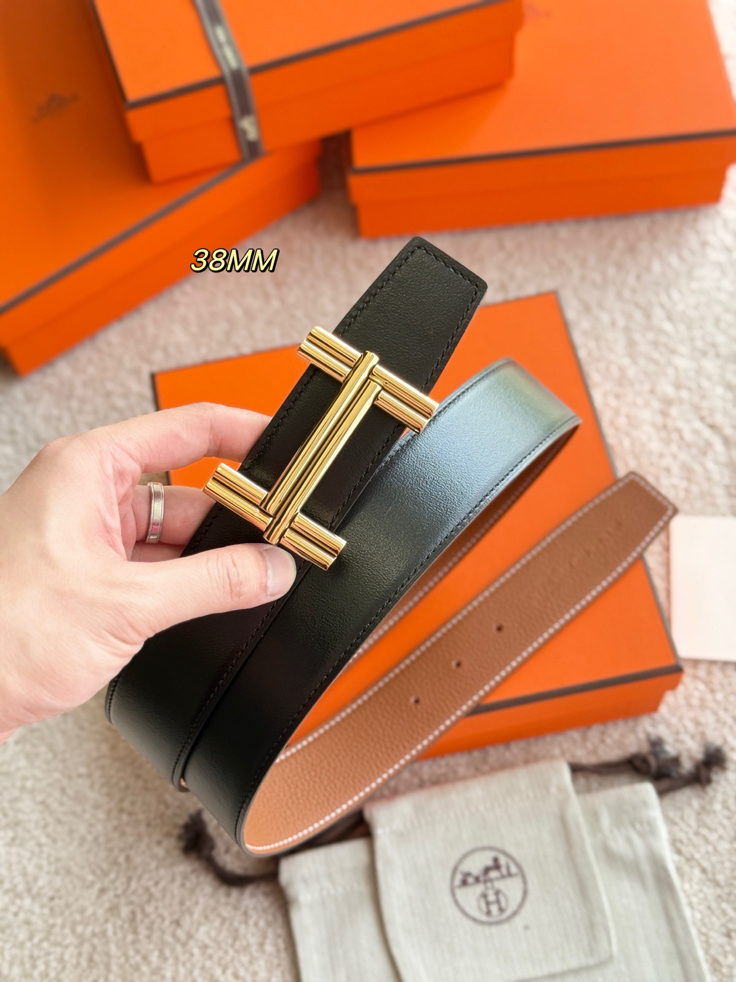 Male Basic Belt 38mm-s