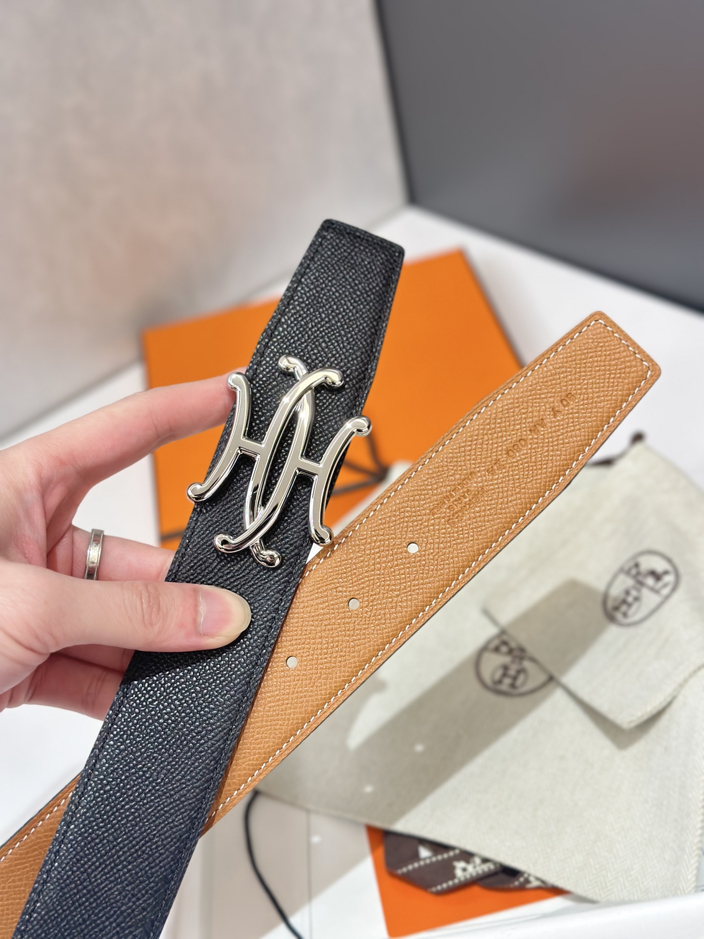 Hermès Male Basic Belt S-m