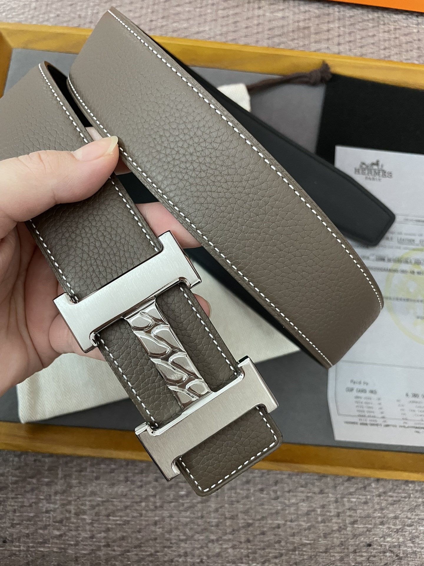 Hermès Male Basic Belt Cow Leather M