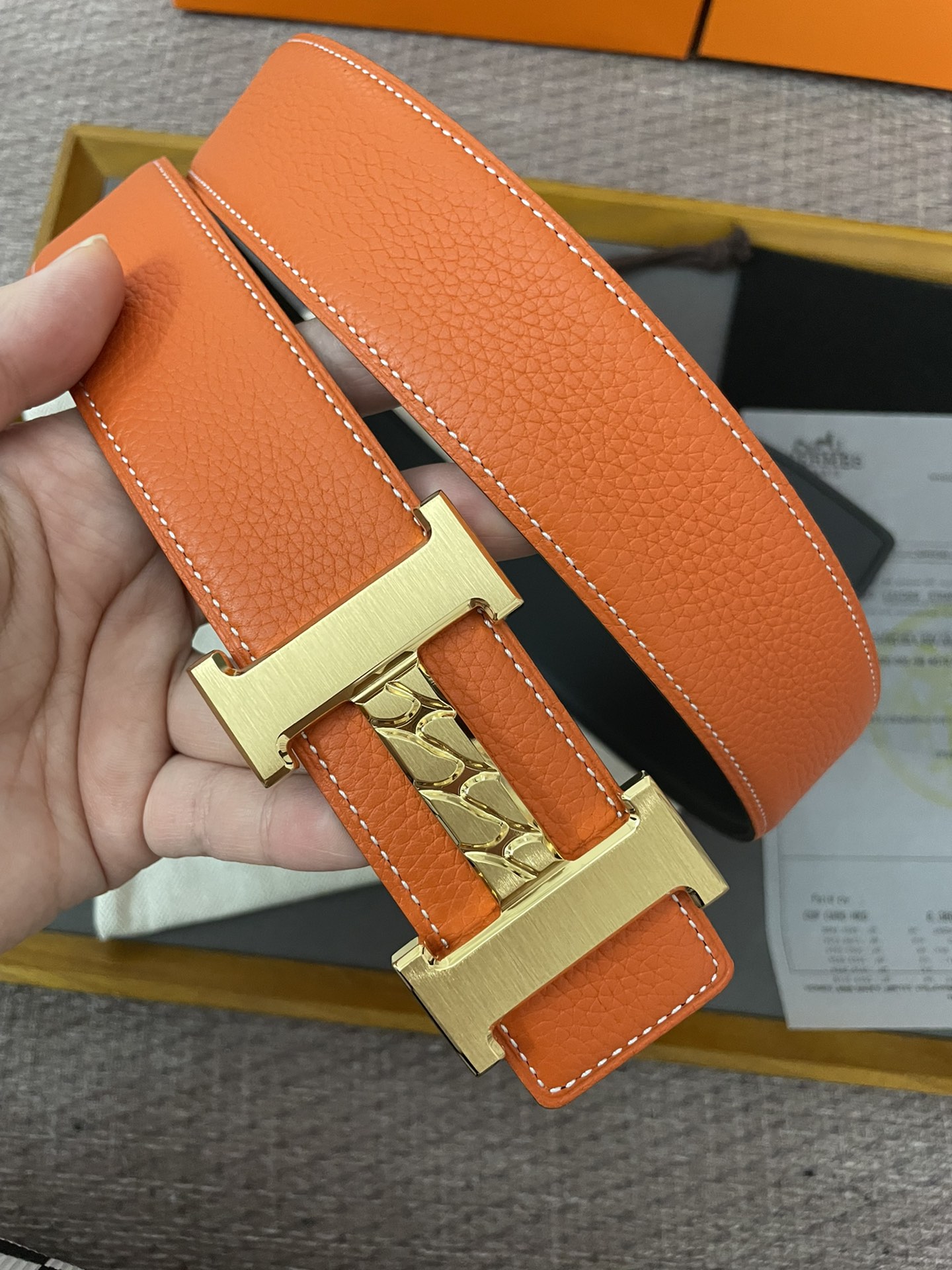 Hermès Male Basic Belt Cow Leather M