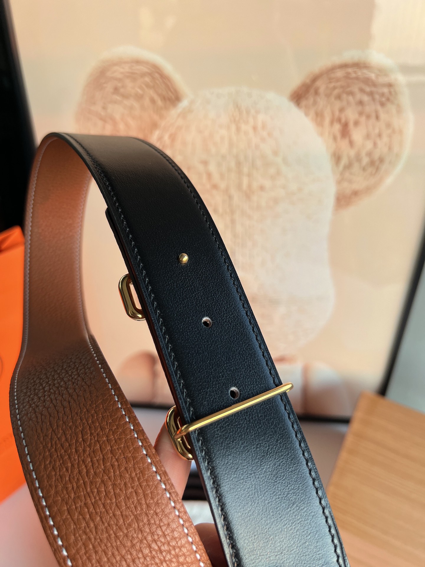 Hermès Male Basic Belt 38mm