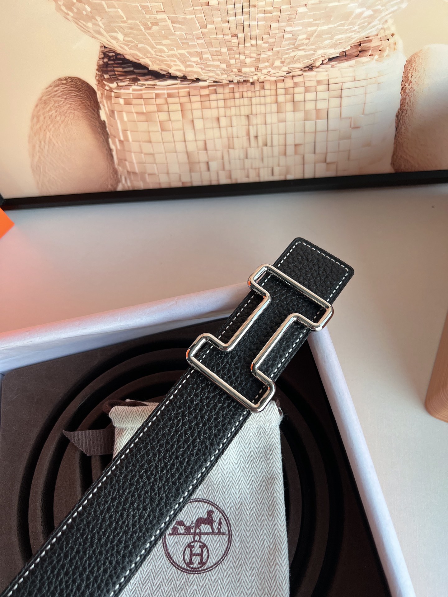 Hermès Male Basic Belt 38mm