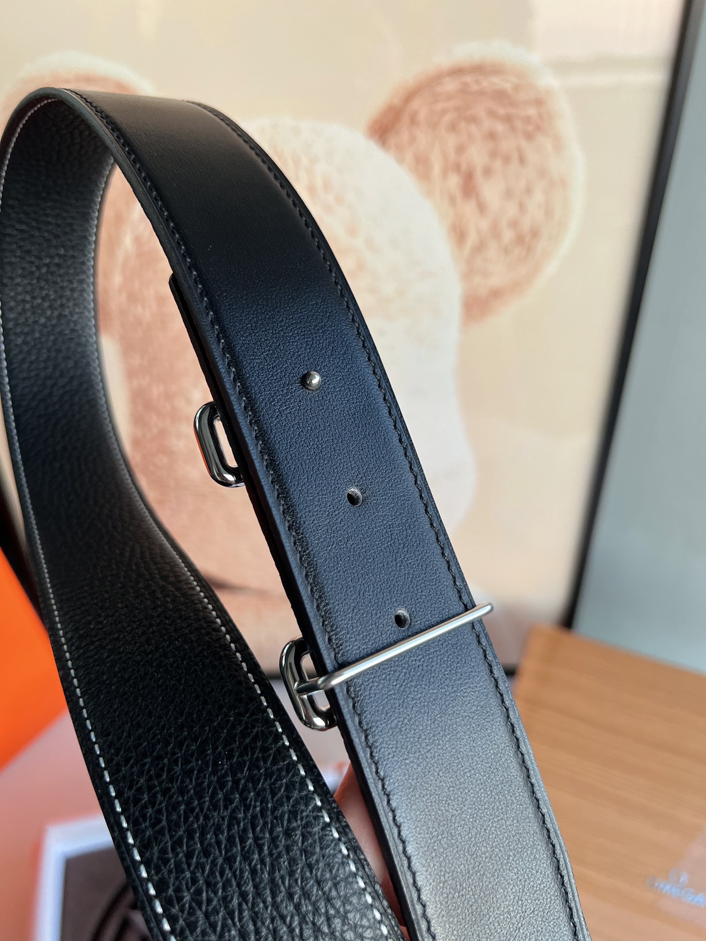 Hermès Male Basic Belt 38mm
