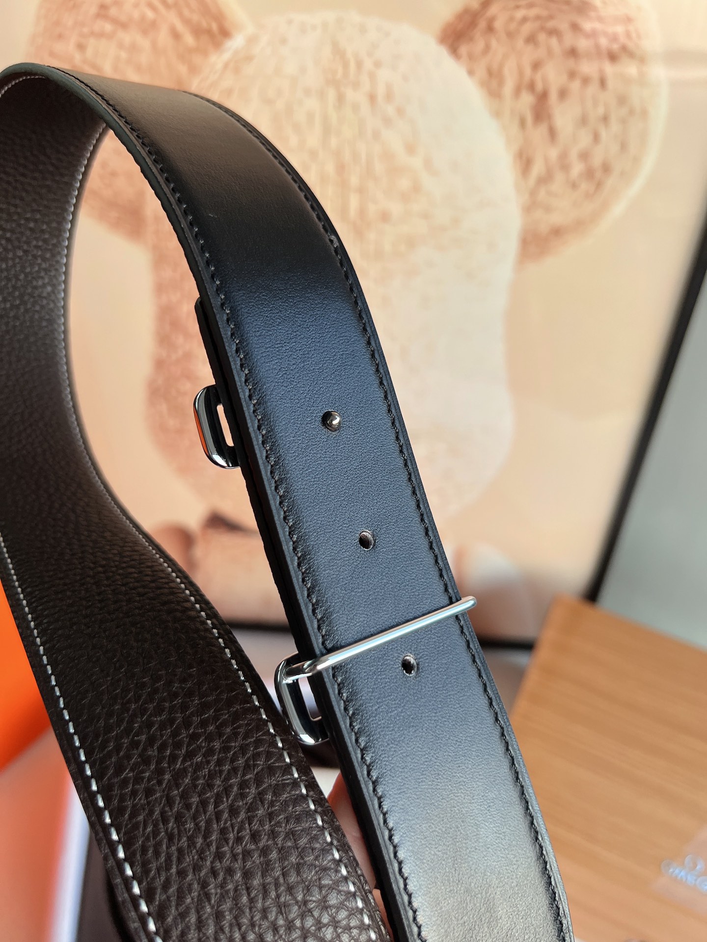 Hermès Male Basic Belt 38mm
