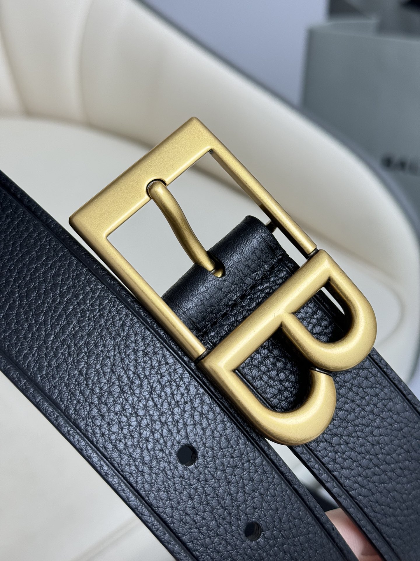 Balenciaga Basic Belt Cow Leather M-l