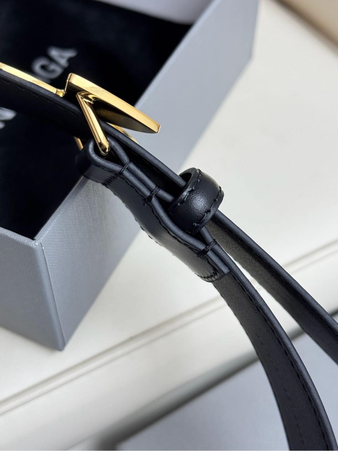 Balenciaga Basic Belt Cow Leather M-l