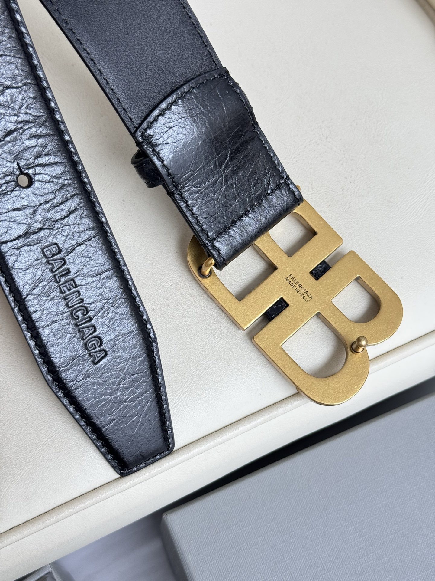 Balenciaga Basic Belt Cow Leather M-l
