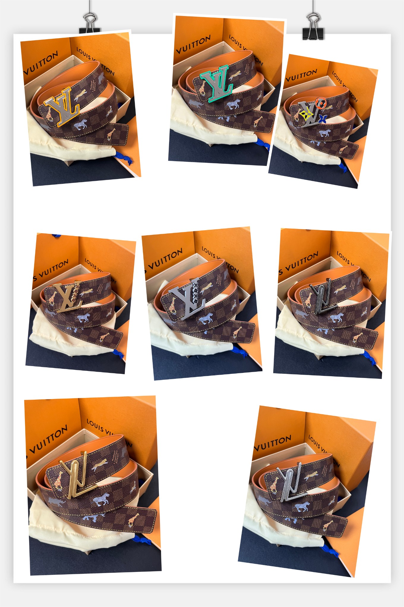 Louis Vuitton Canvas Belt Canvas S-m-l