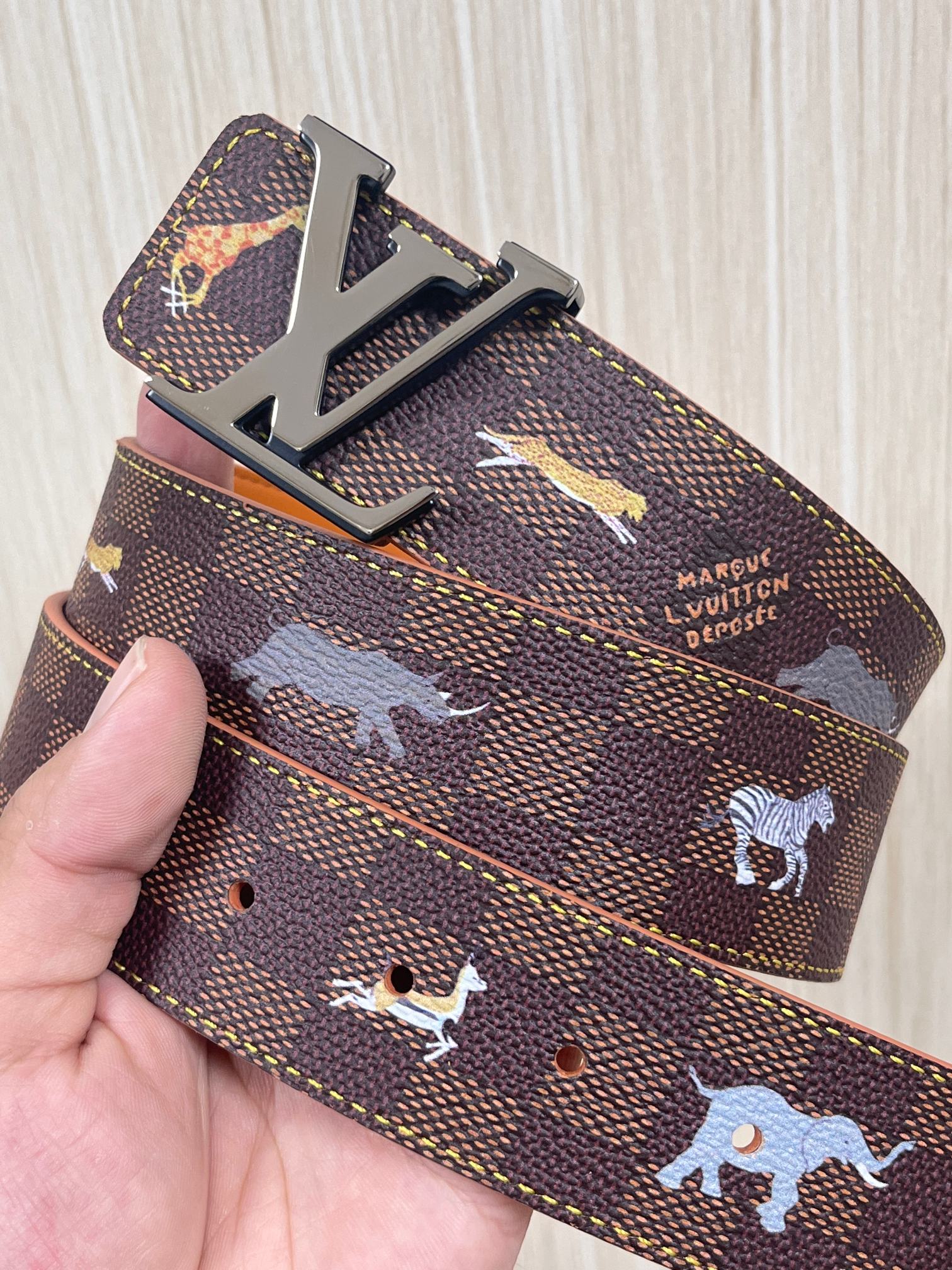 Louis Vuitton Canvas Belt Canvas S-m-l