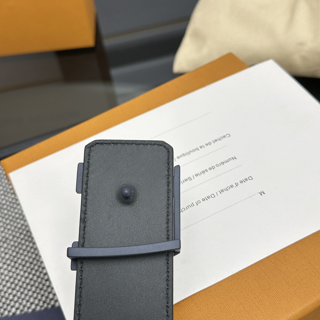 Louis Vuitton Basic Belt Cow Leather M-l