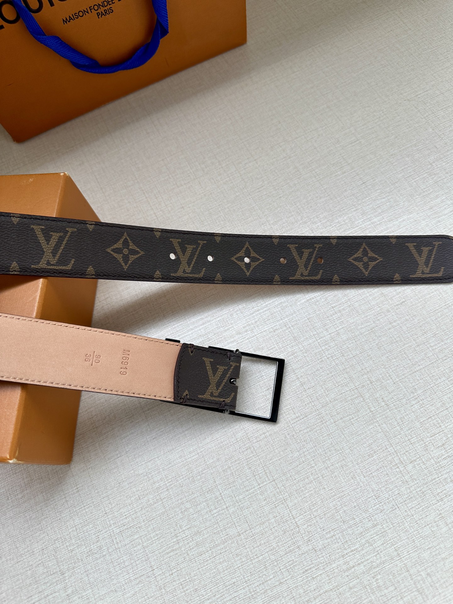 Louis Vuitton Basic Belt Canvas M-l