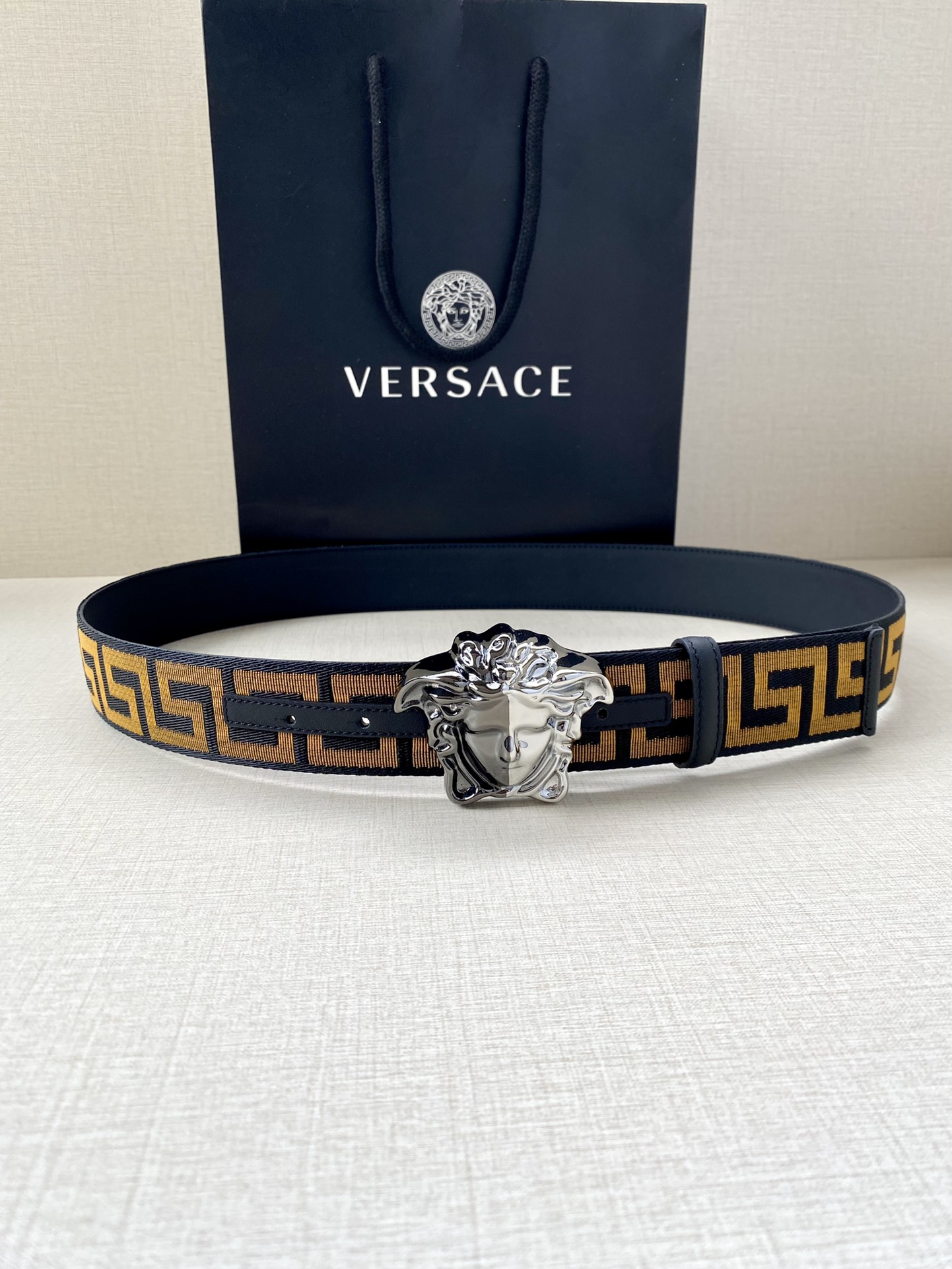 Versace Basic Belt Cow Leather S-m