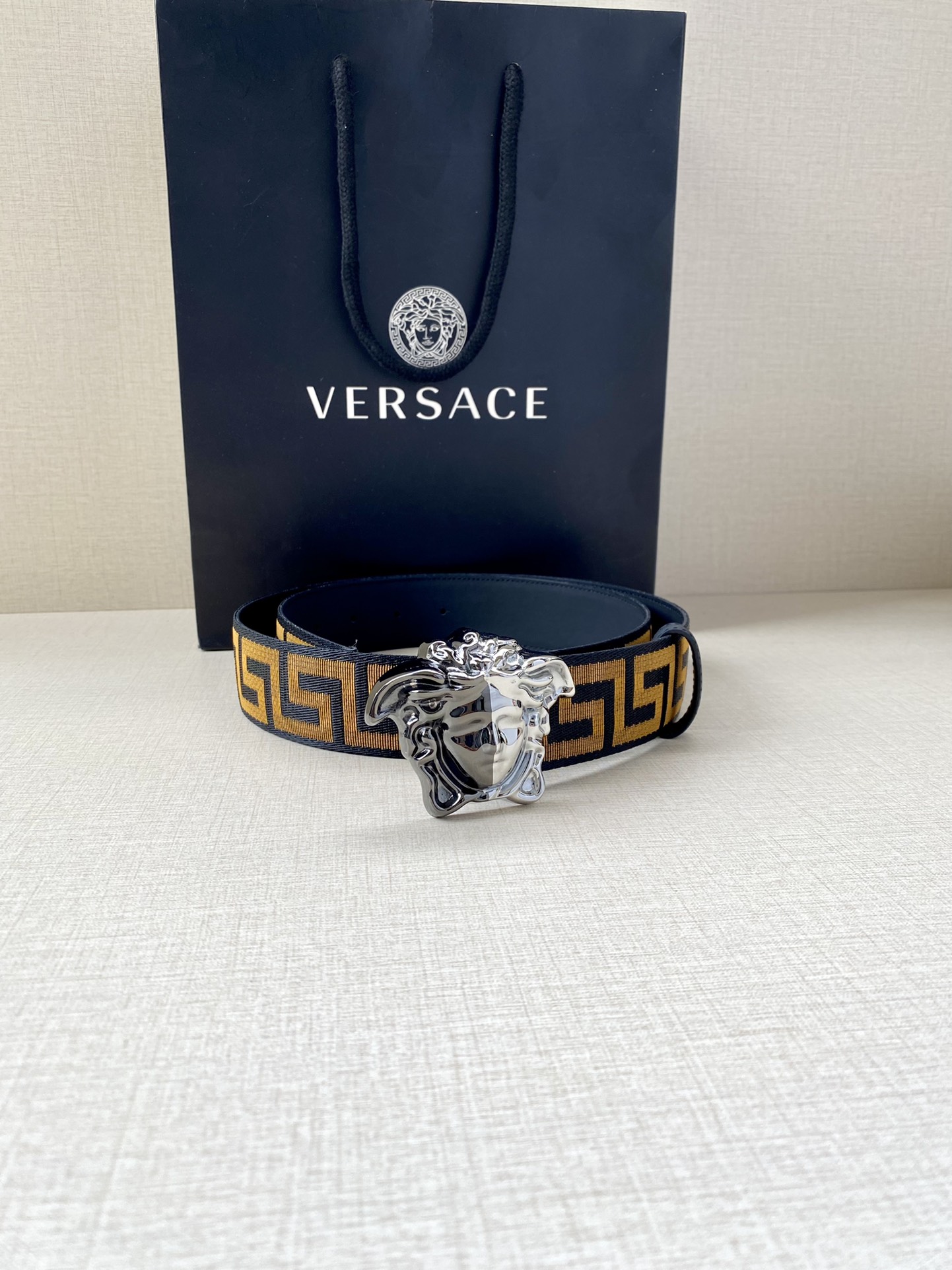 Versace Basic Belt Cow Leather S-m