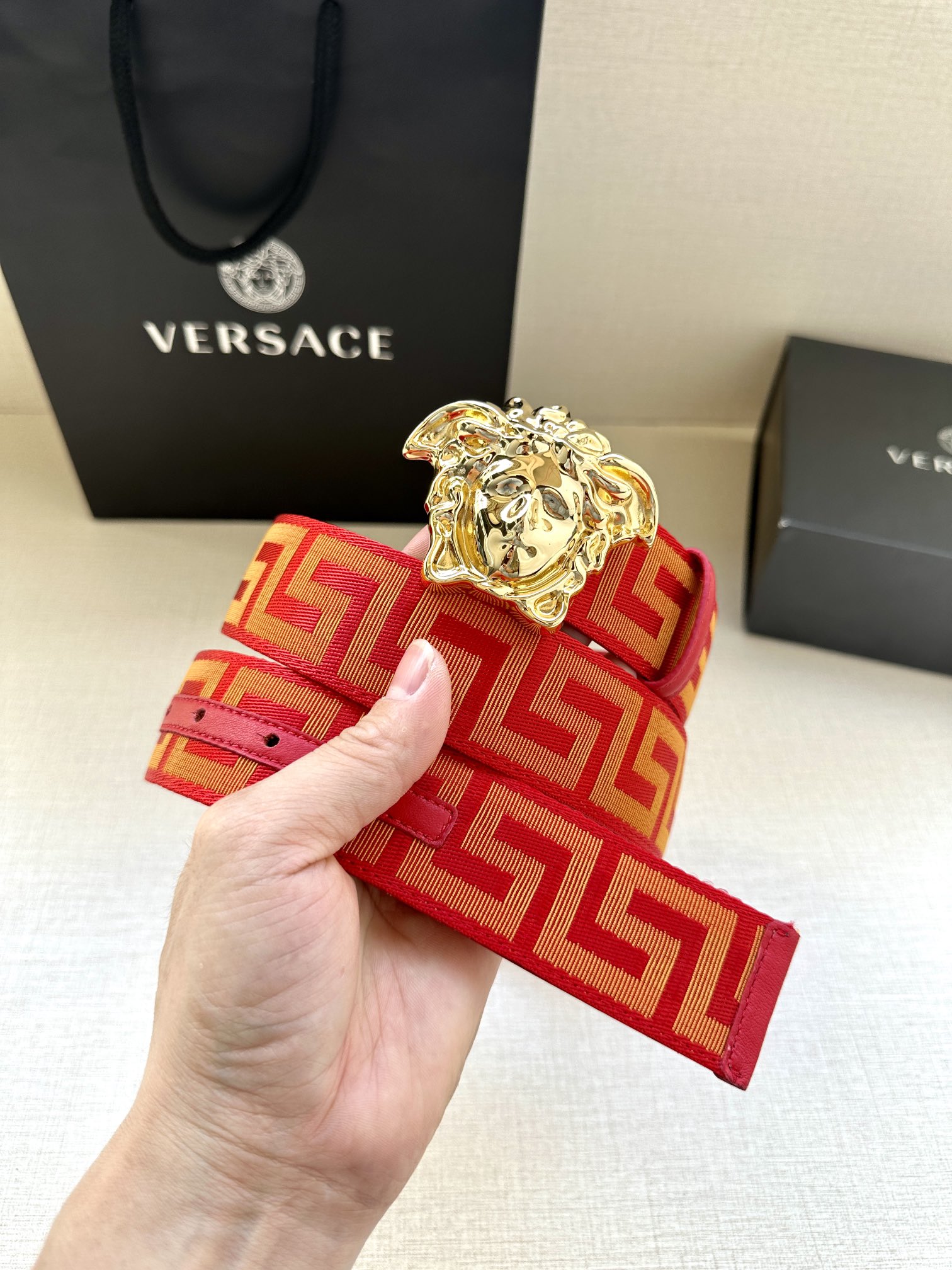 Versace Basic Belt S-m