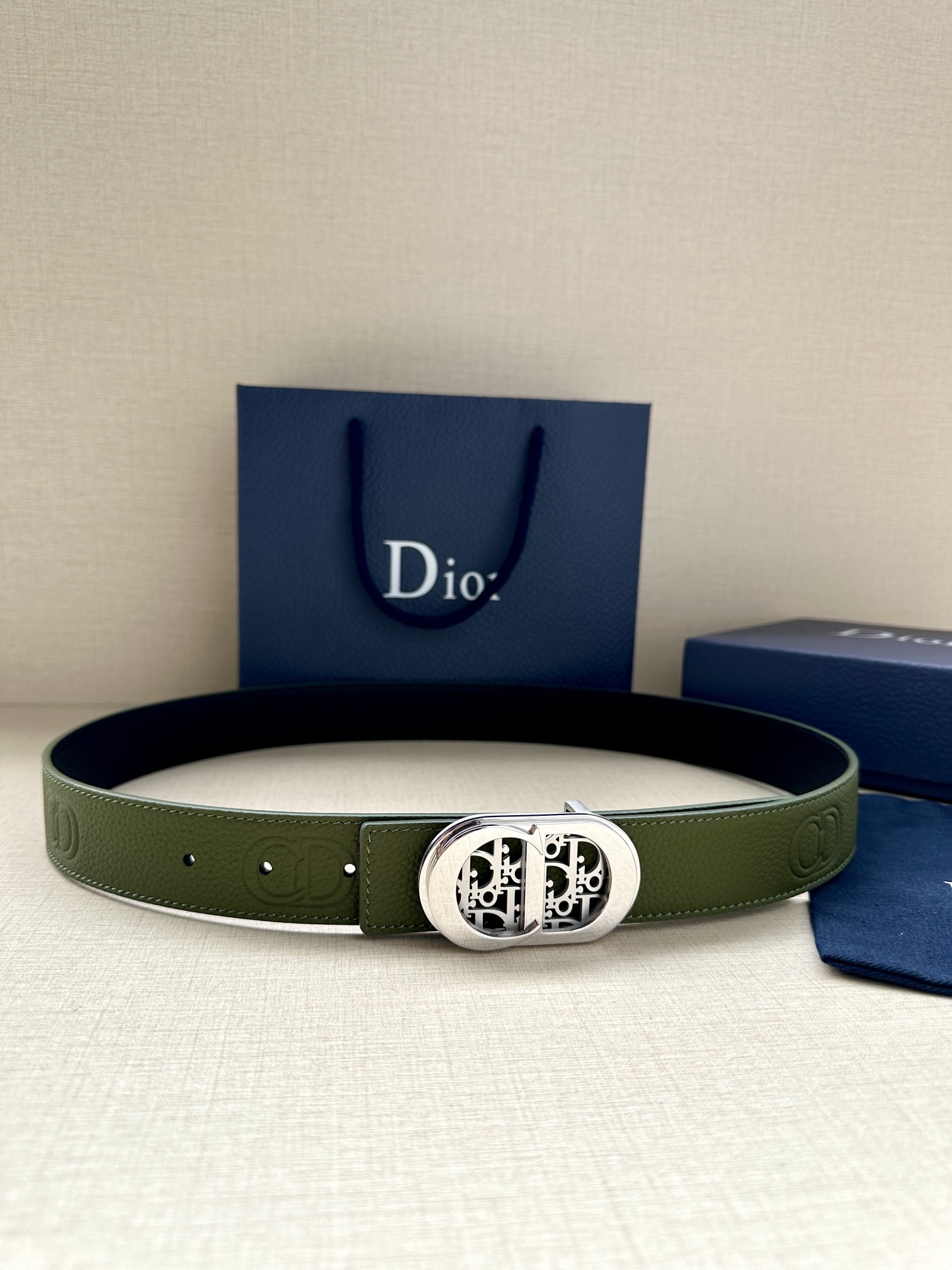 Dior Male Basic Belt Cow Leather Adjustable
