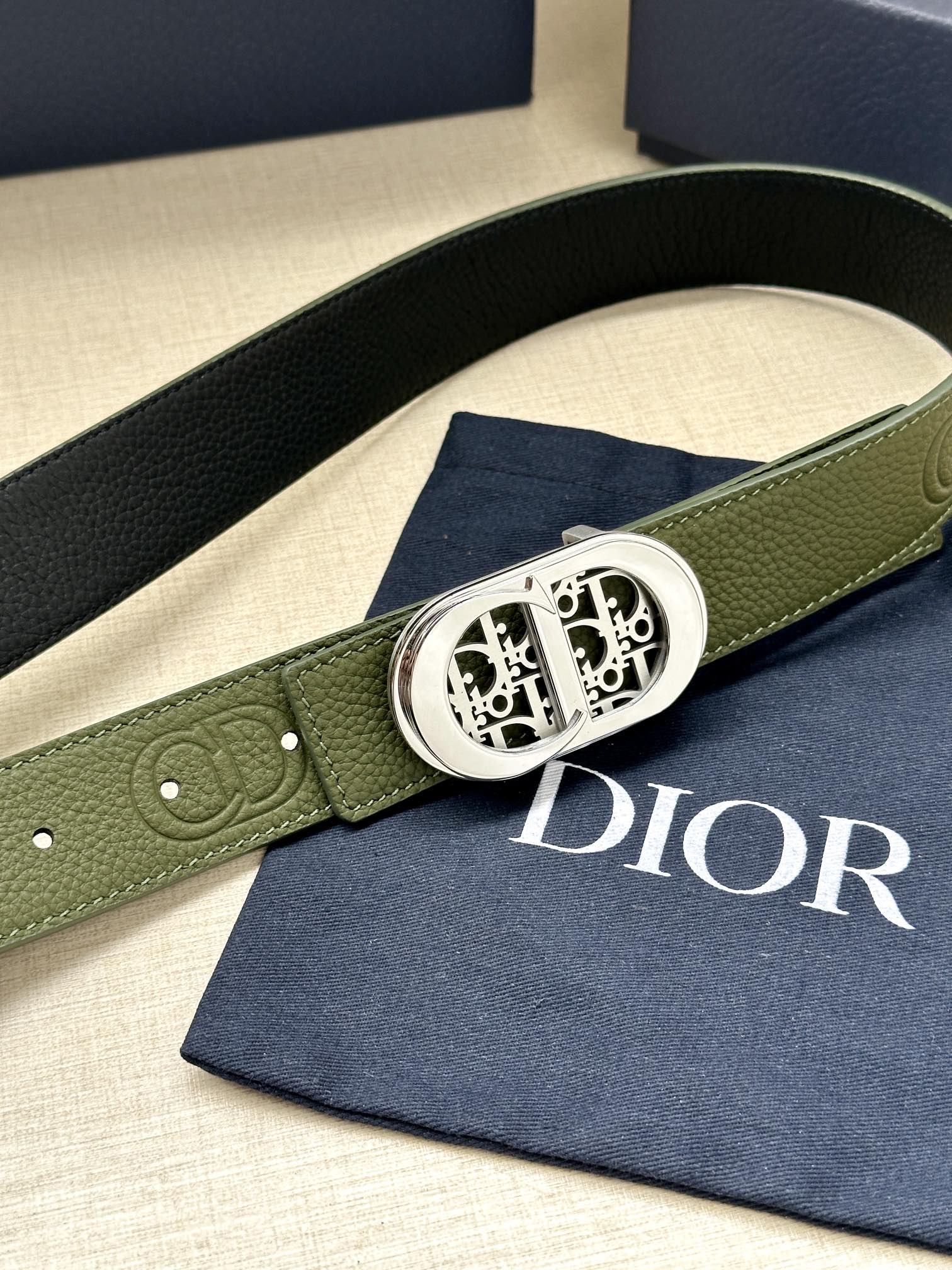 Dior Male Basic Belt Cow Leather Adjustable