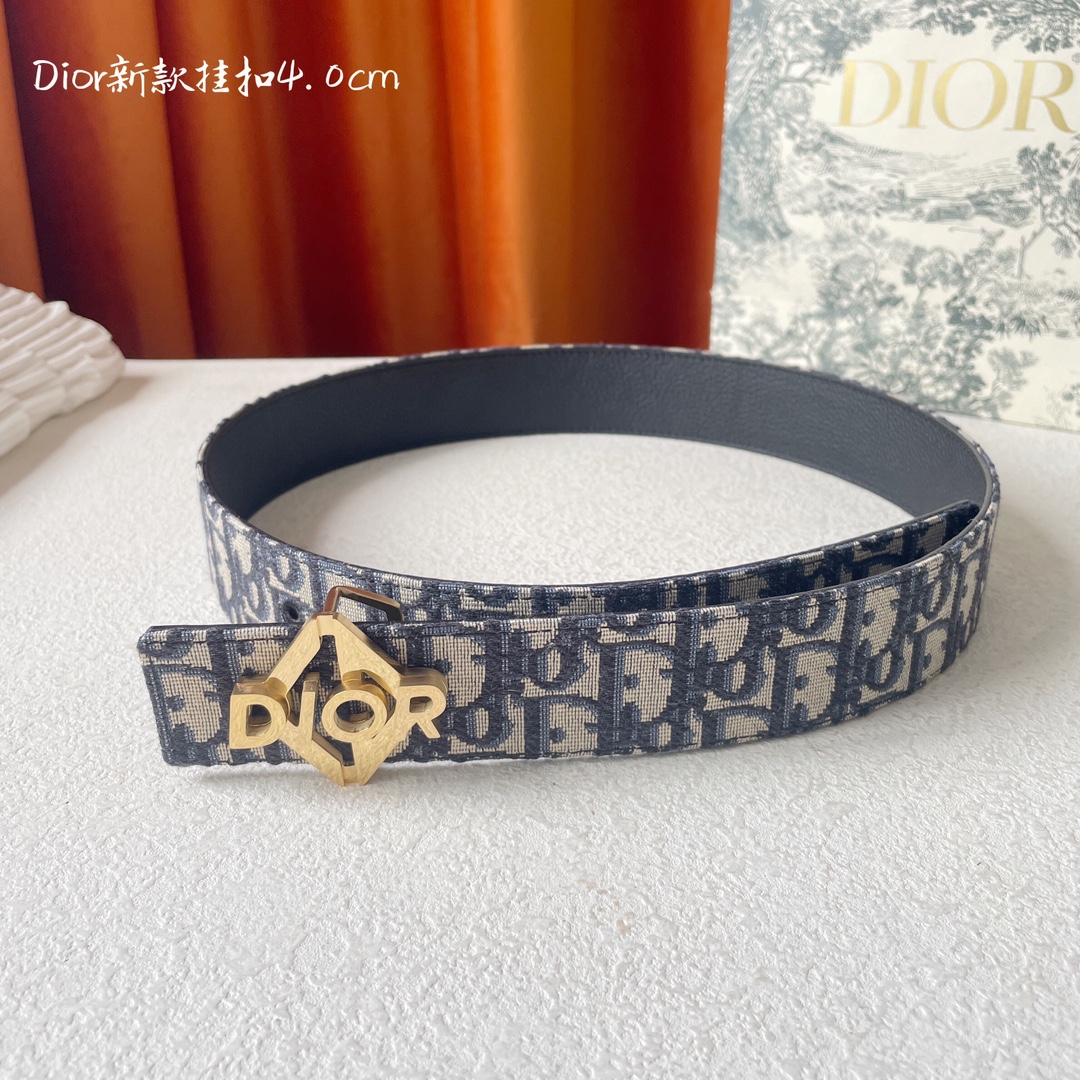 Dior Basic Belt Cow Leather Black M