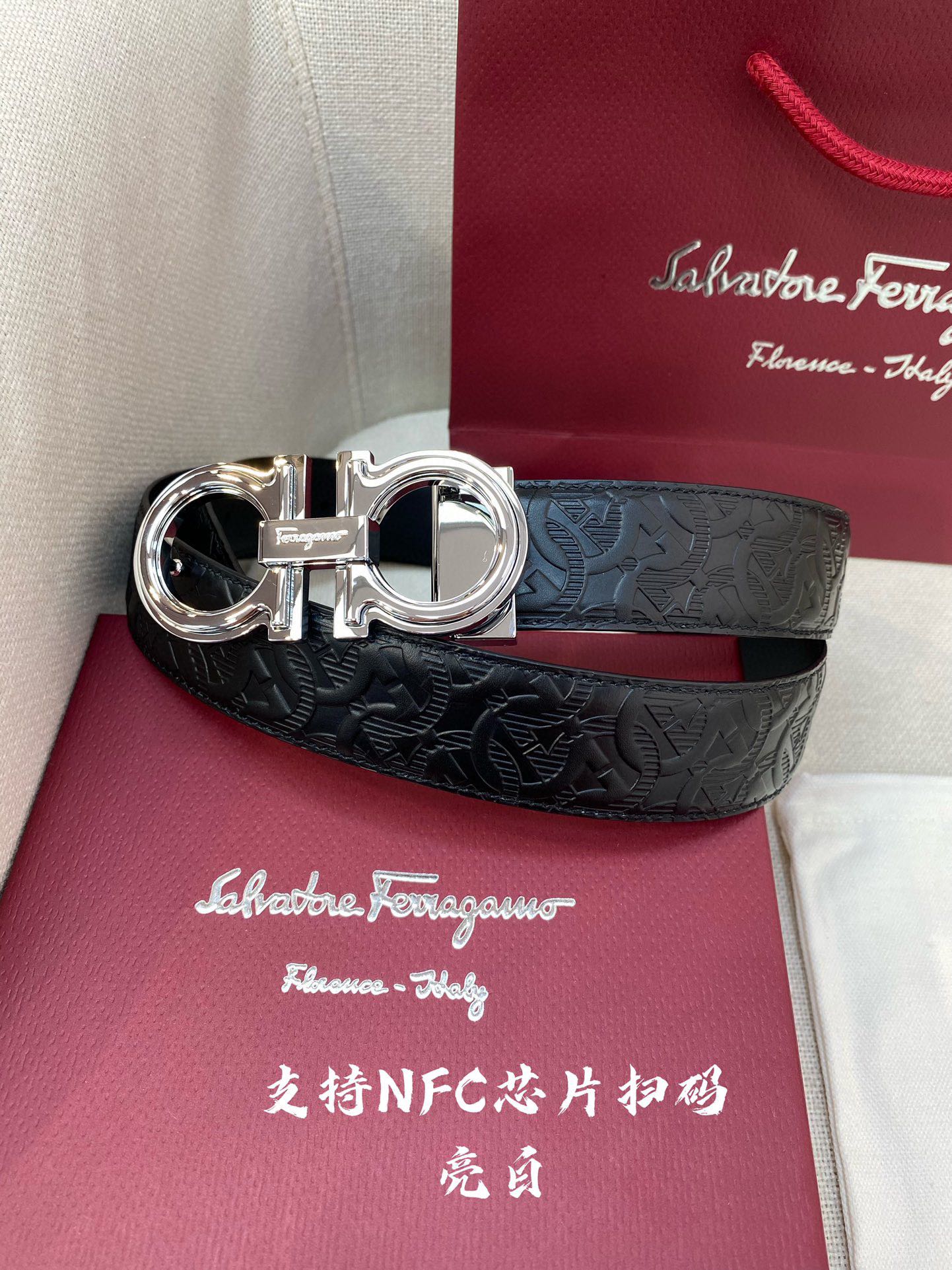 Salvatore Ferragamo Basic Belt Cow Leather
