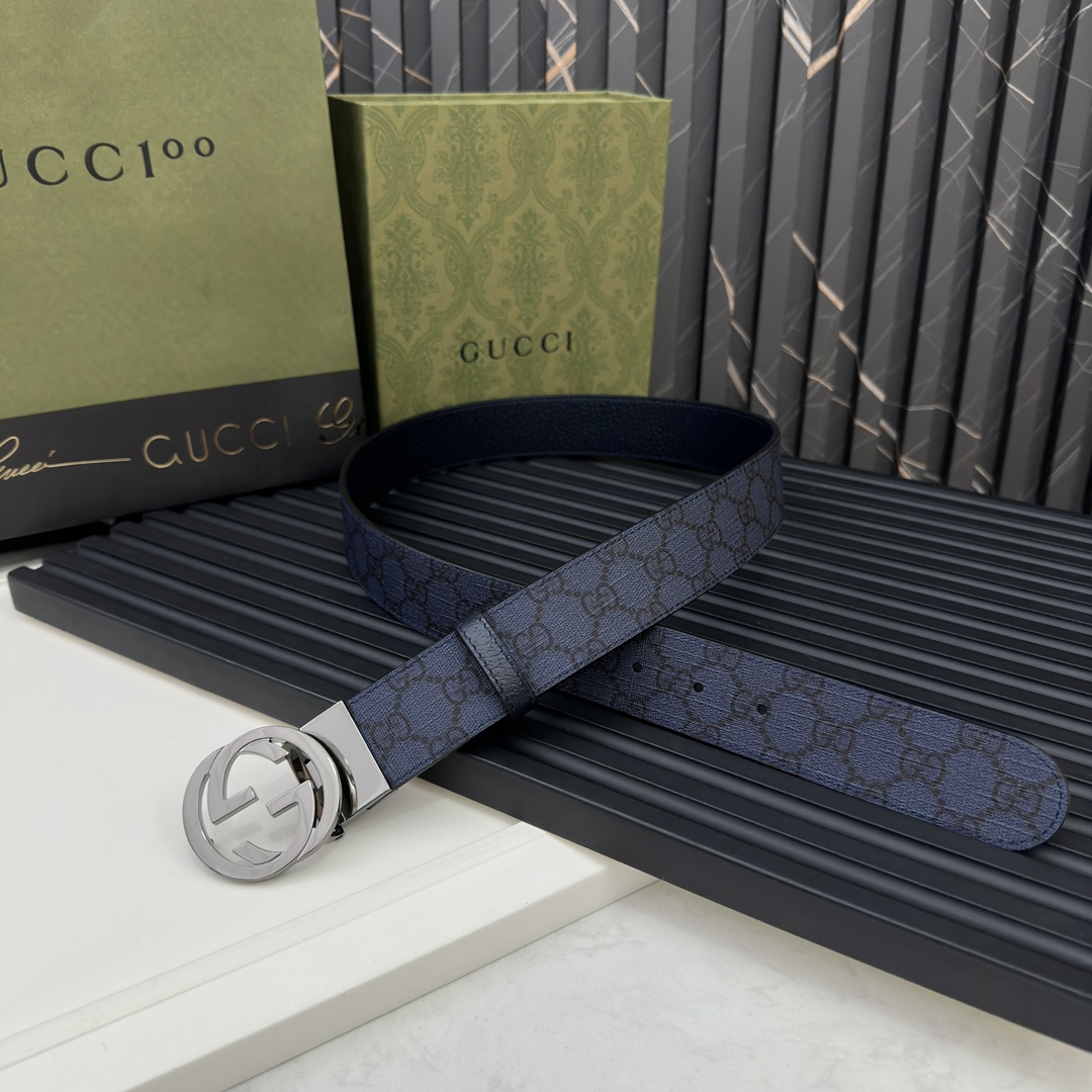 Gucci Male Basic Belt Gray S-m-l