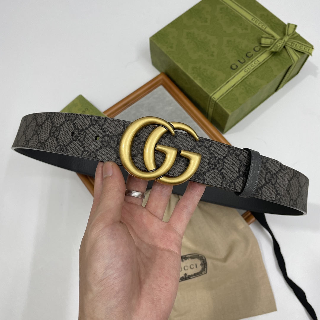 Gucci Male Basic Belt Gray S-m-l