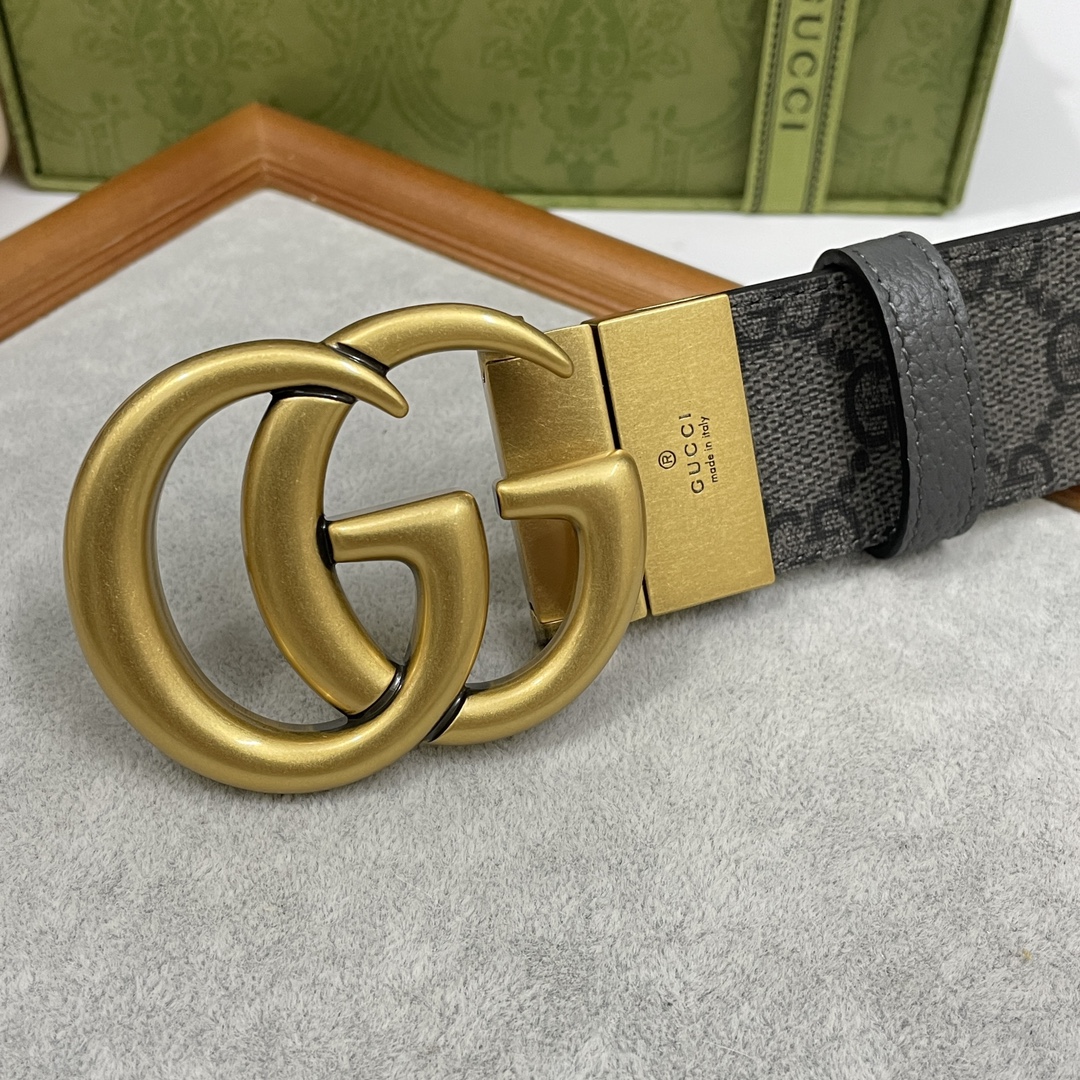 Gucci Male Basic Belt Gray S-m-l