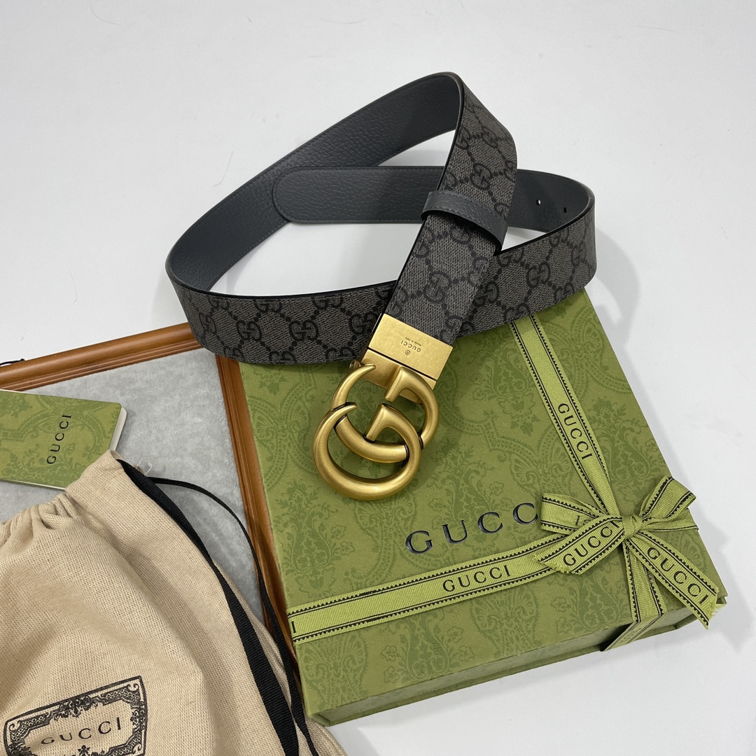Gucci Male Basic Belt Gray S-m-l