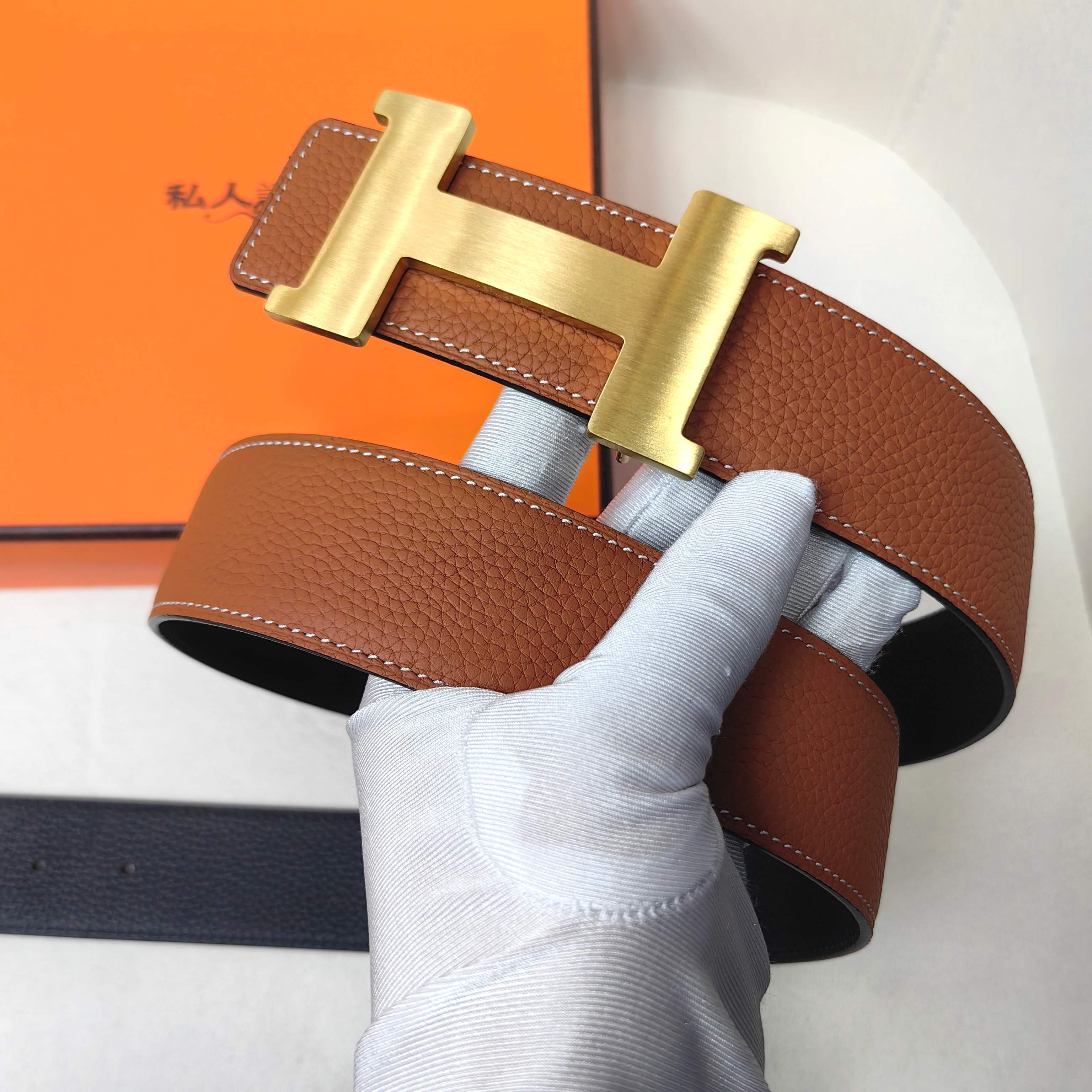 Hermès Basic Belt Top Grain Leather 38mm