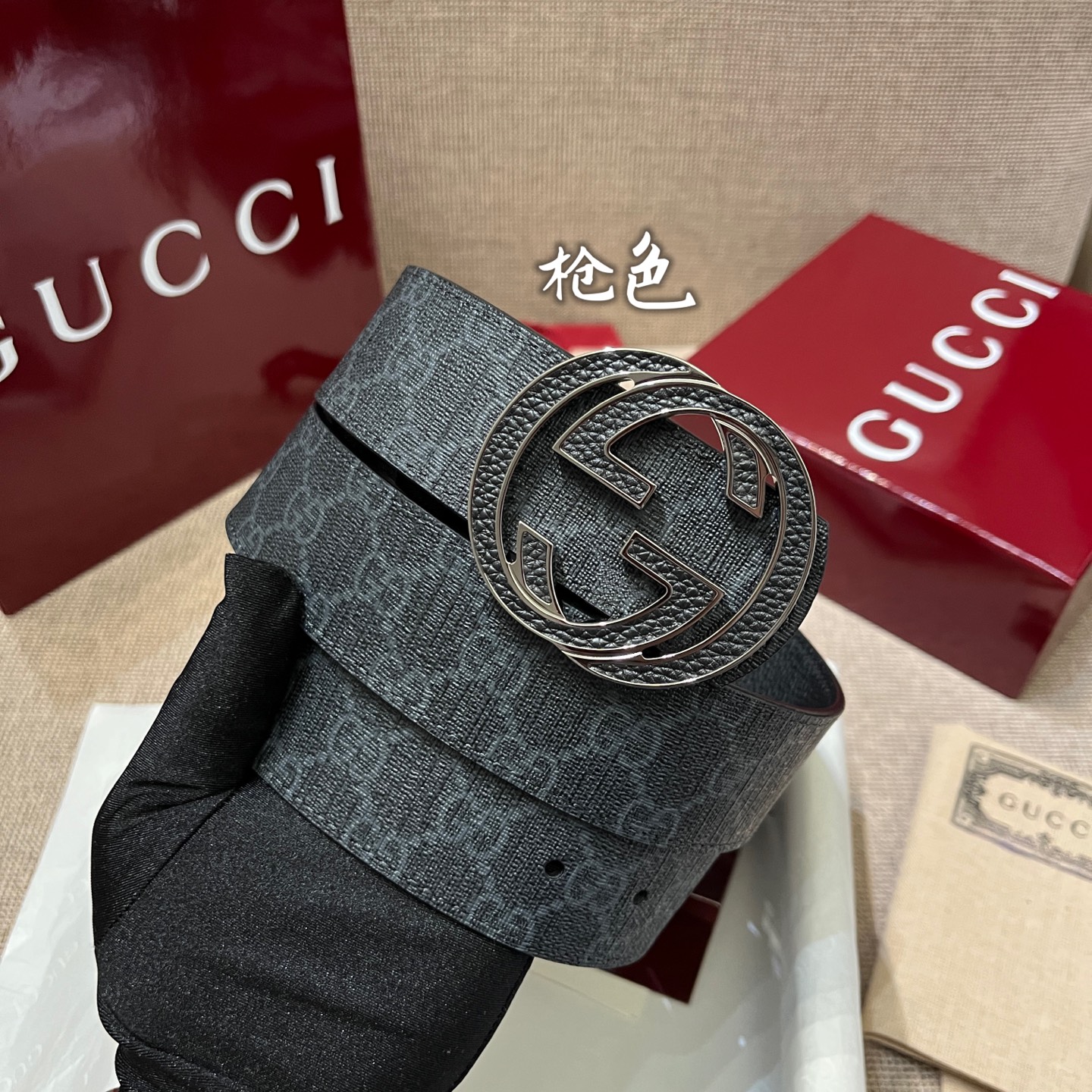 Gucci Male Basic Belt Black