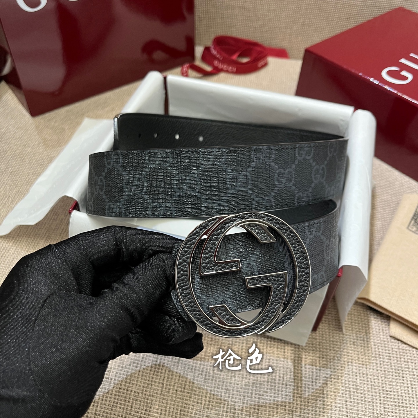 Gucci Male Basic Belt Black