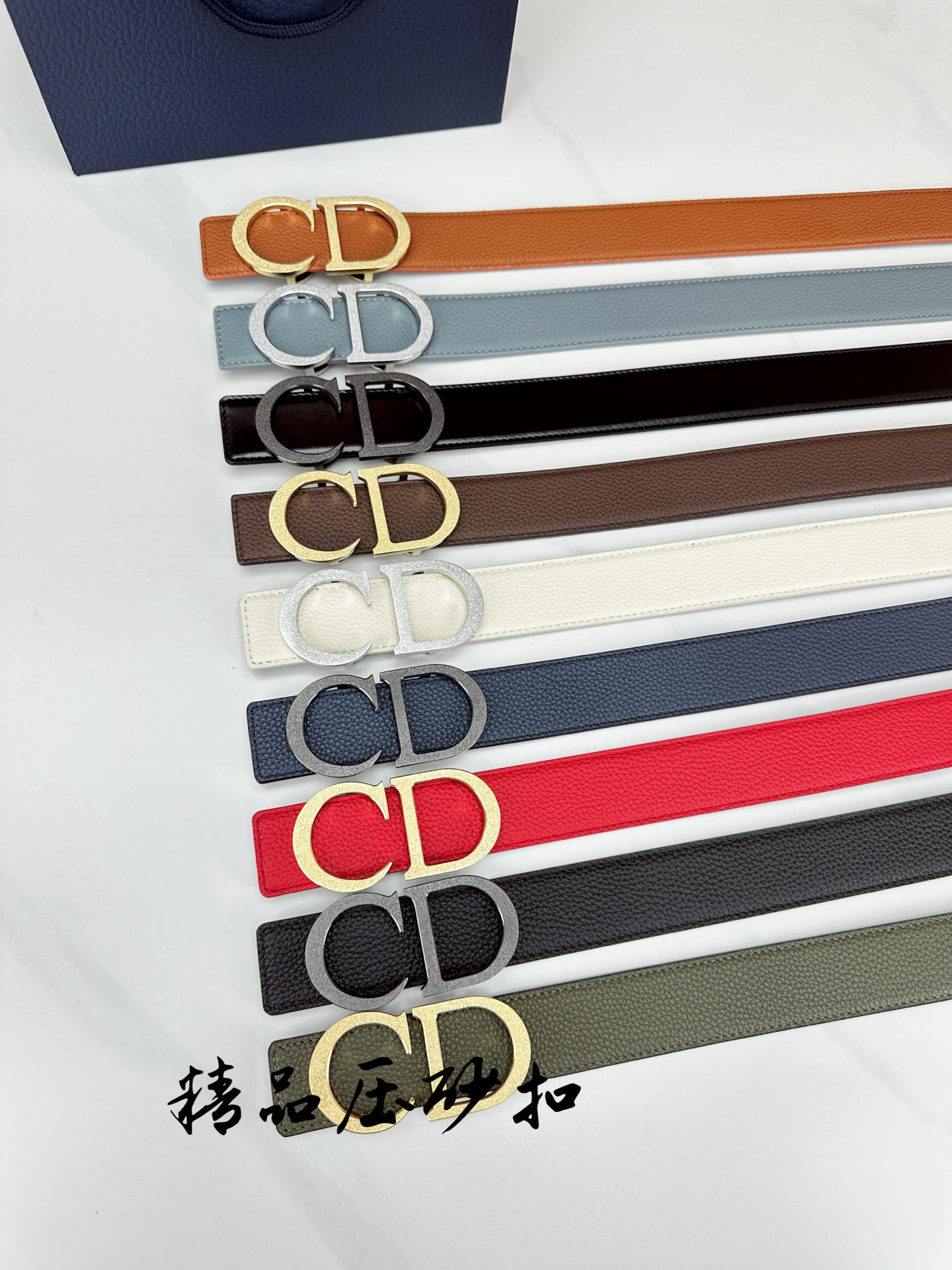 Dior Leather Belt Top Grain Leather M