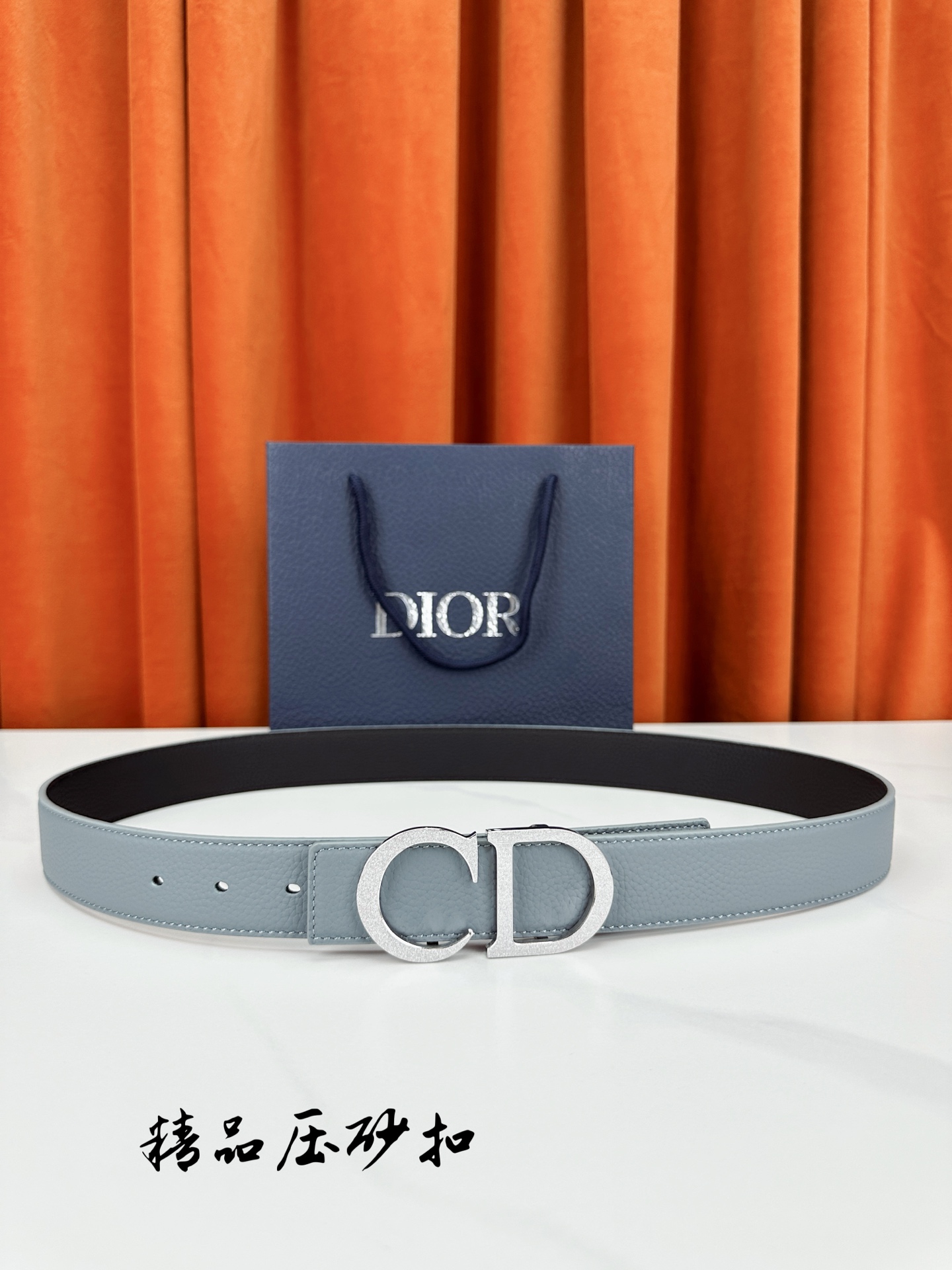 Dior Leather Belt Top Grain Leather M