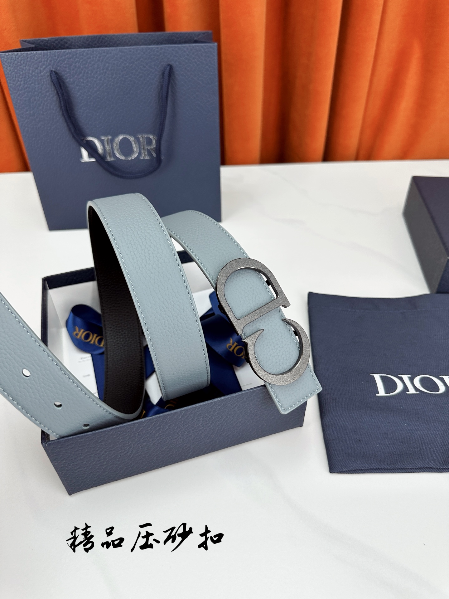 Dior Leather Belt Top Grain Leather M