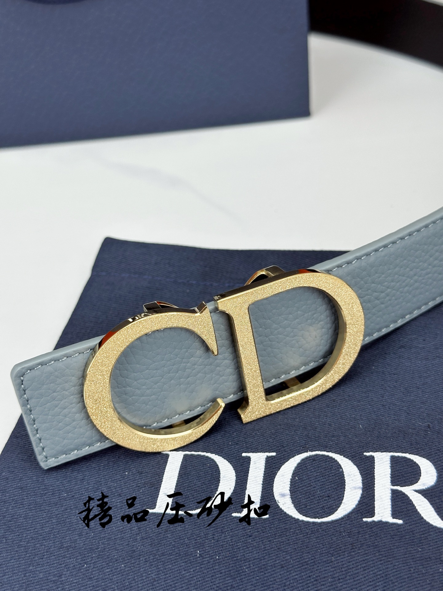Dior Leather Belt Top Grain Leather M