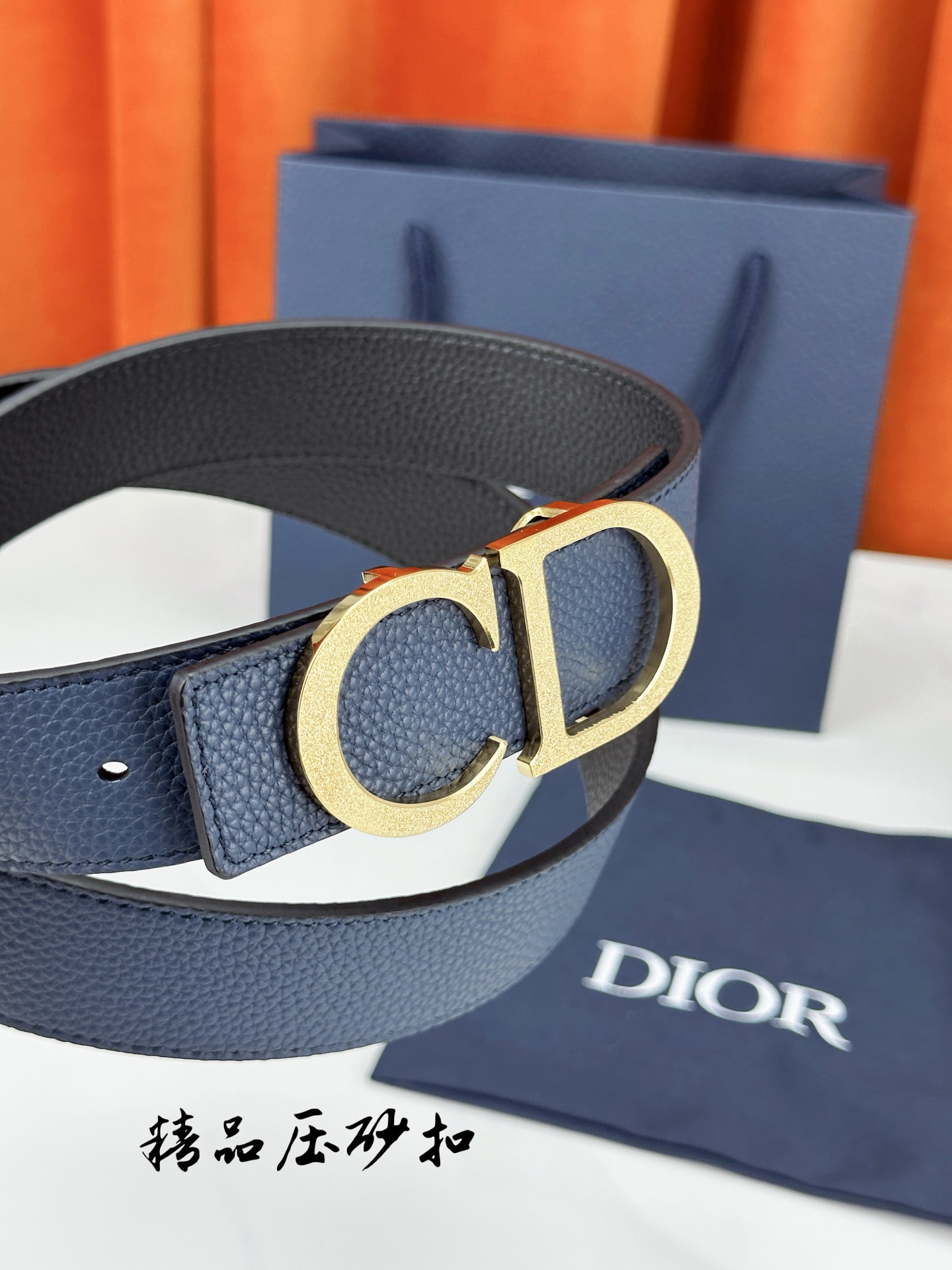 Dior Leather Belt Top Grain Leather M