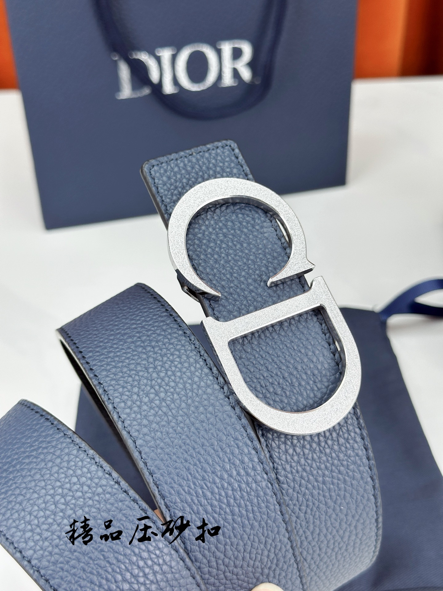 Dior Leather Belt Top Grain Leather M