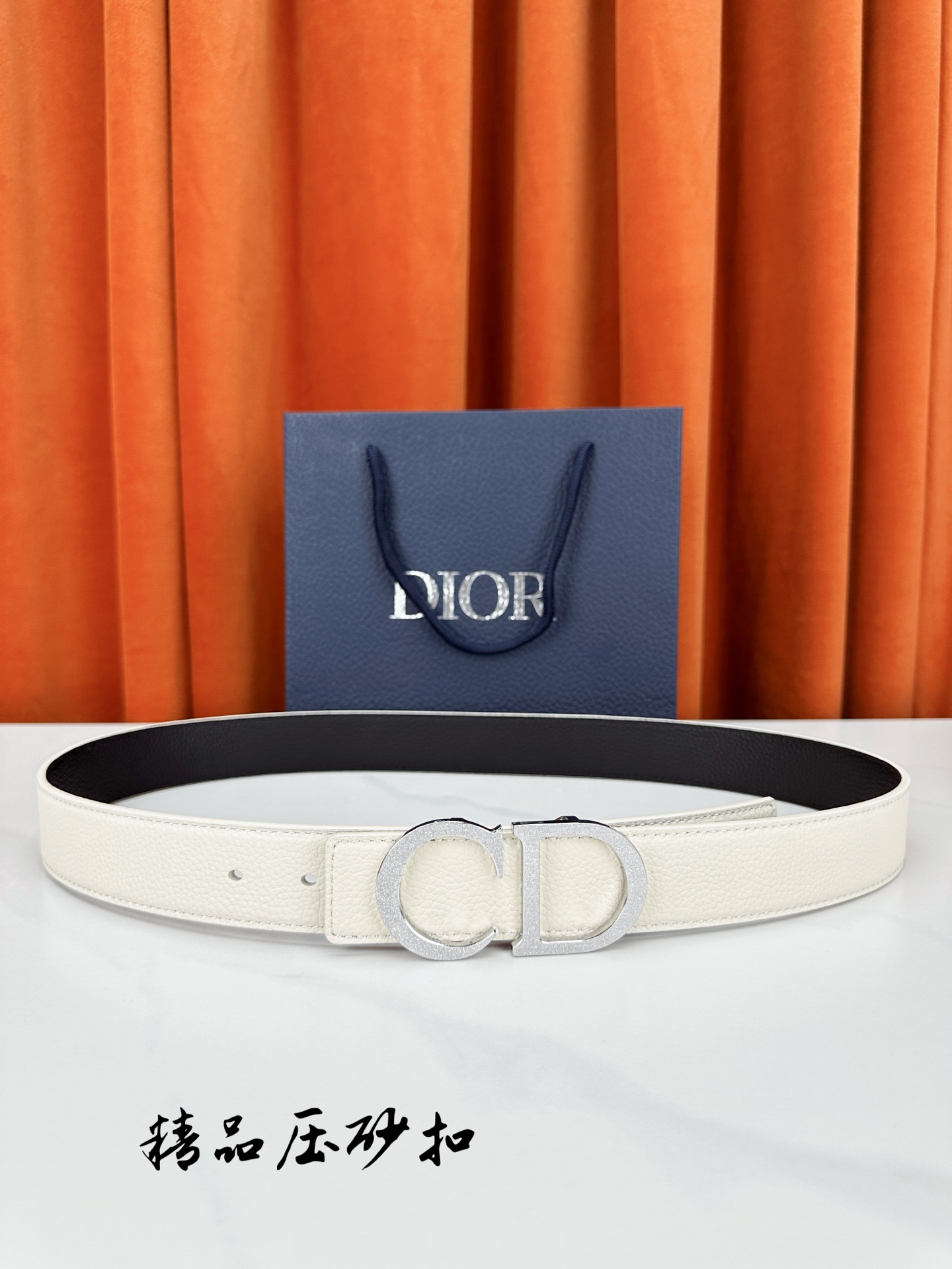 Dior Leather Belt Top Grain Leather M