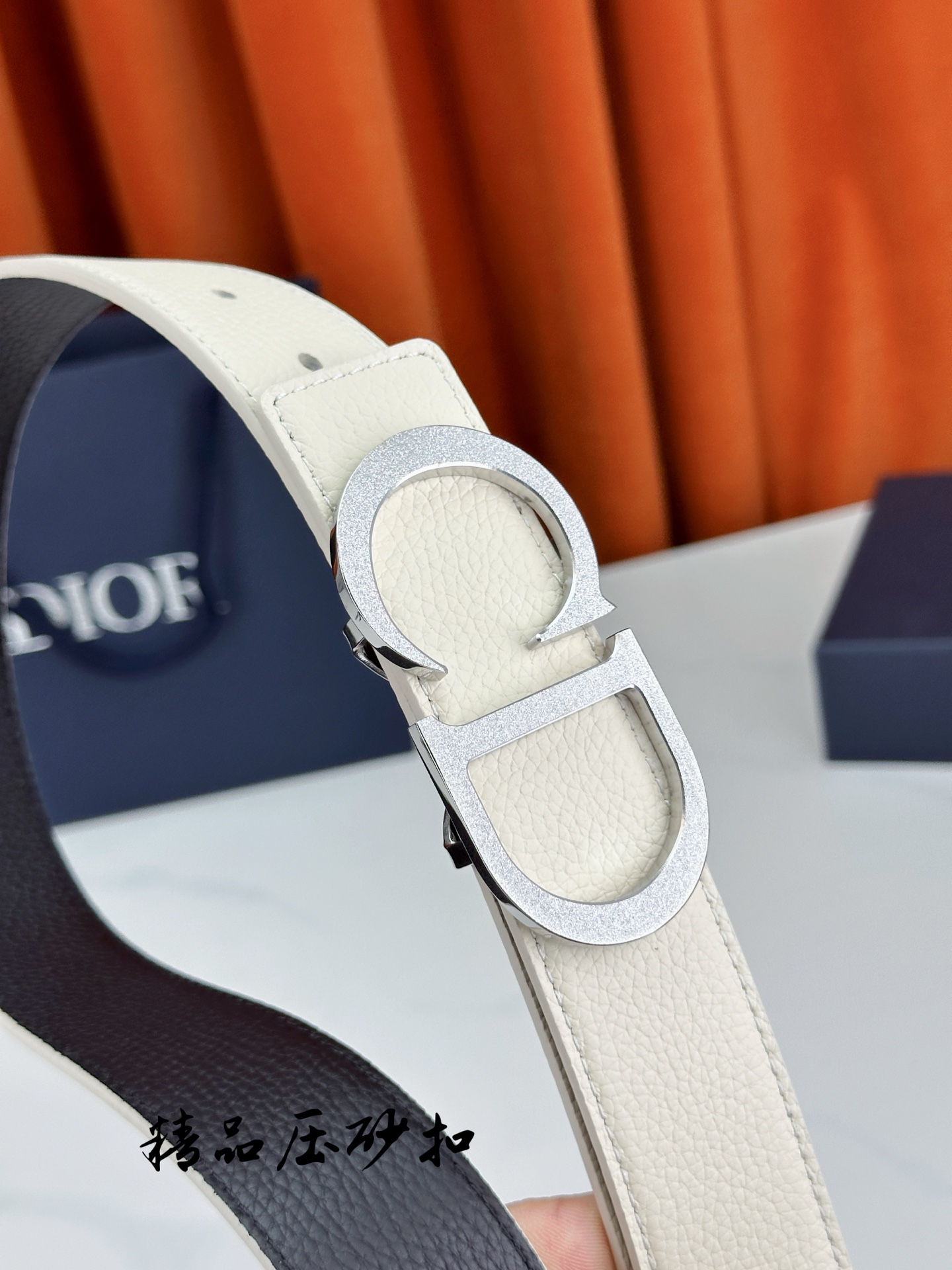 Dior Leather Belt Top Grain Leather M