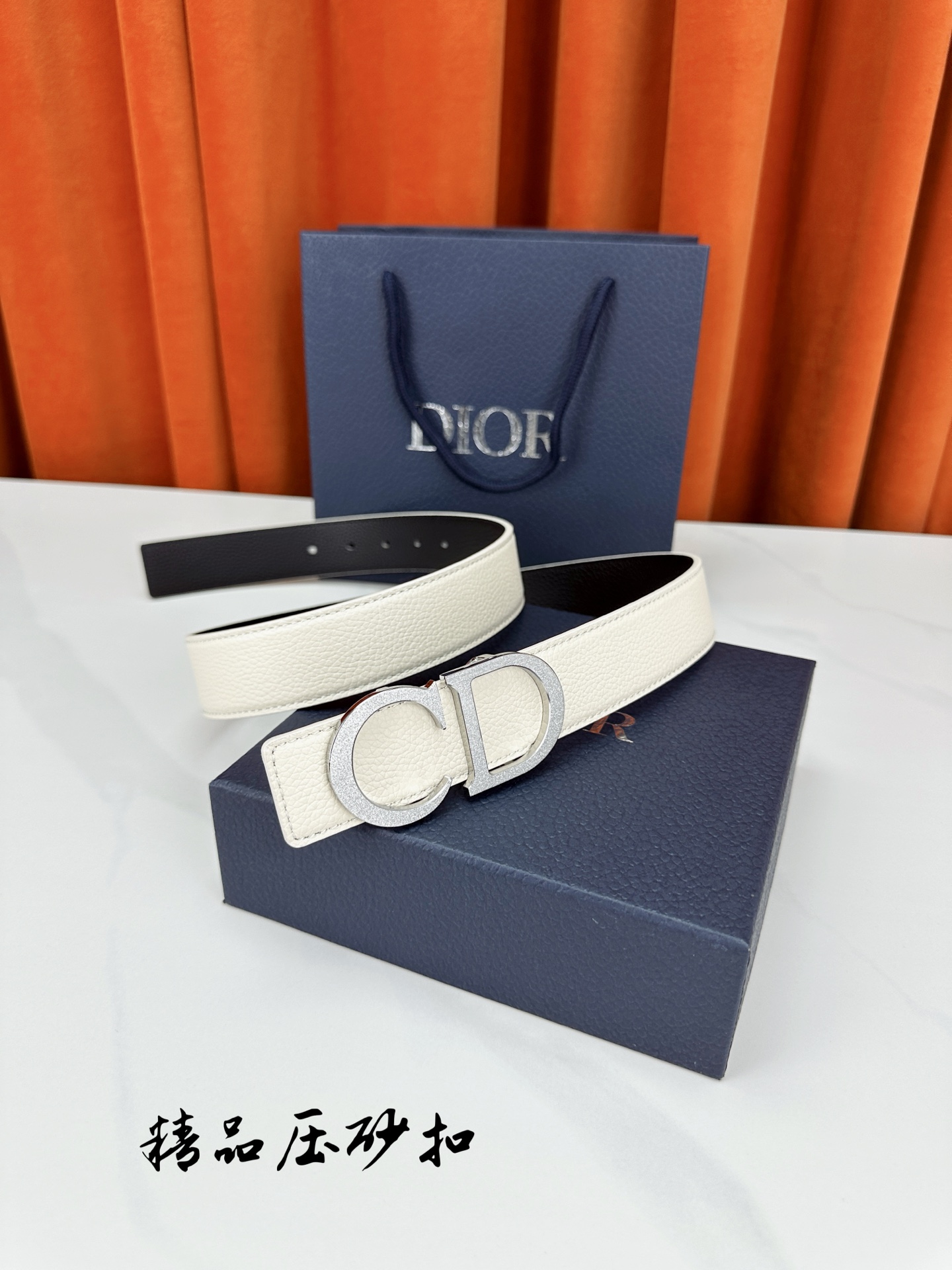 Dior Leather Belt Top Grain Leather M